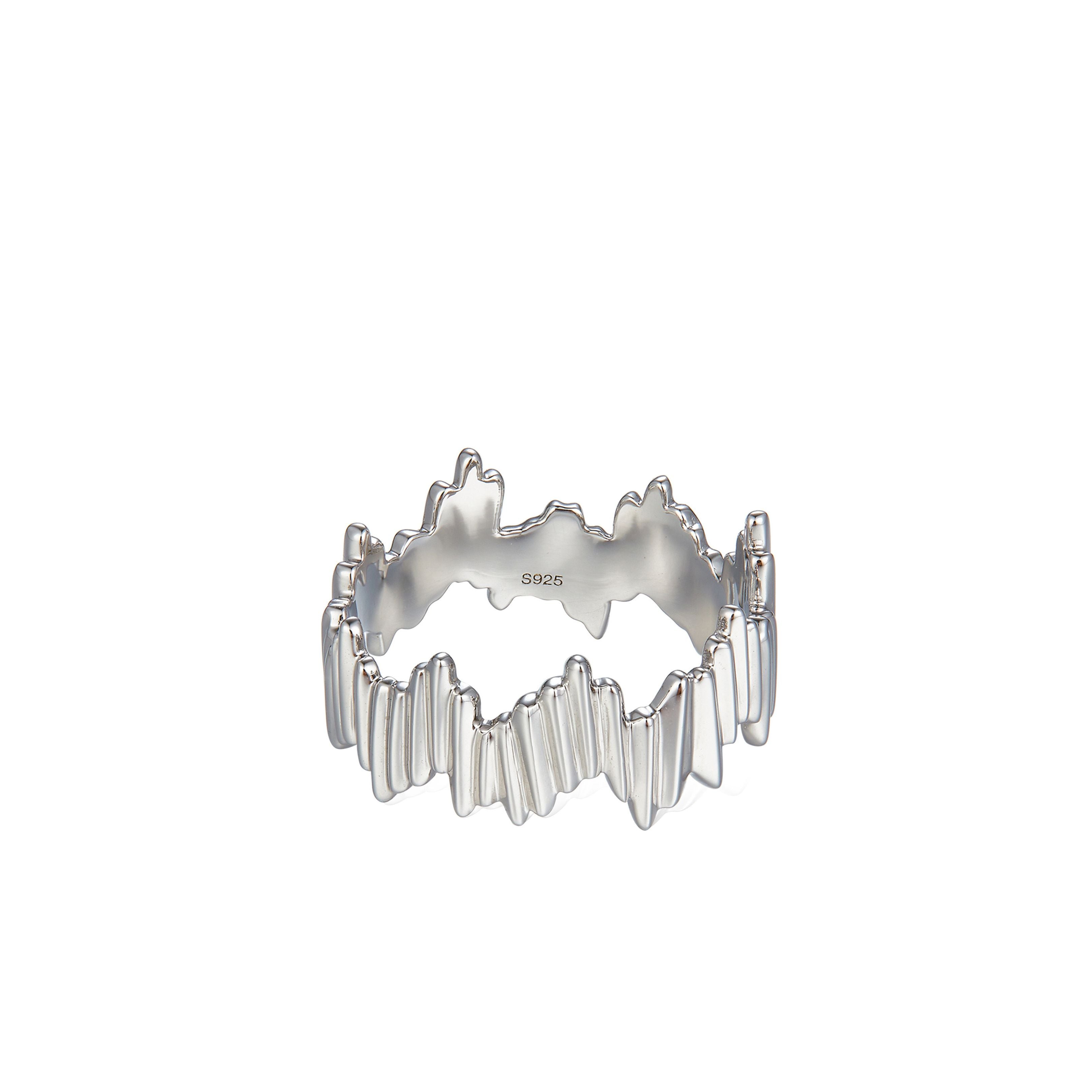 Anillo Silver Shard Irregular