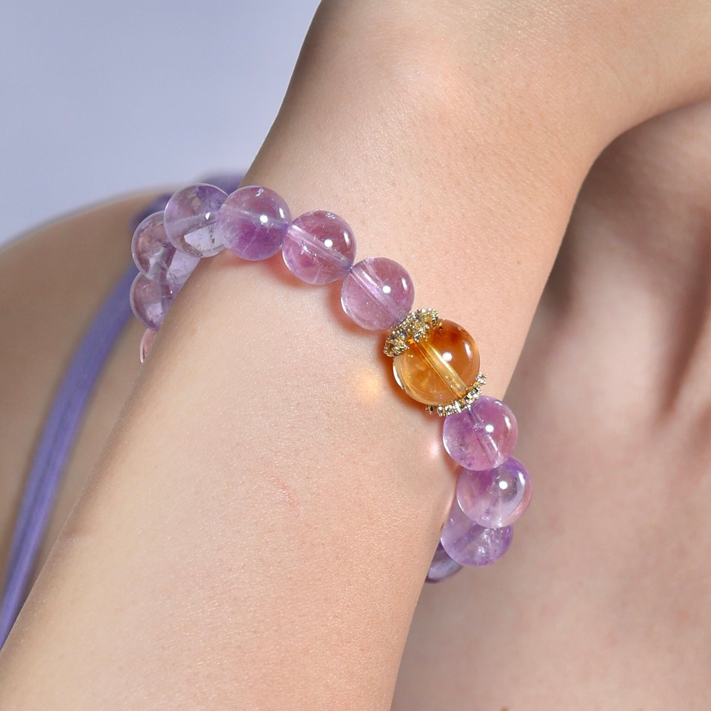 Amethyst Radiance Bracelet