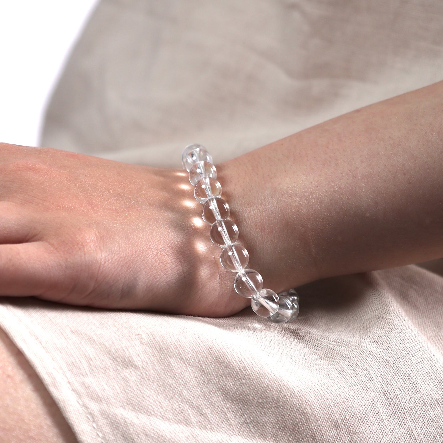 Pure AAA Grade Natural Clear Quartz Bracelet