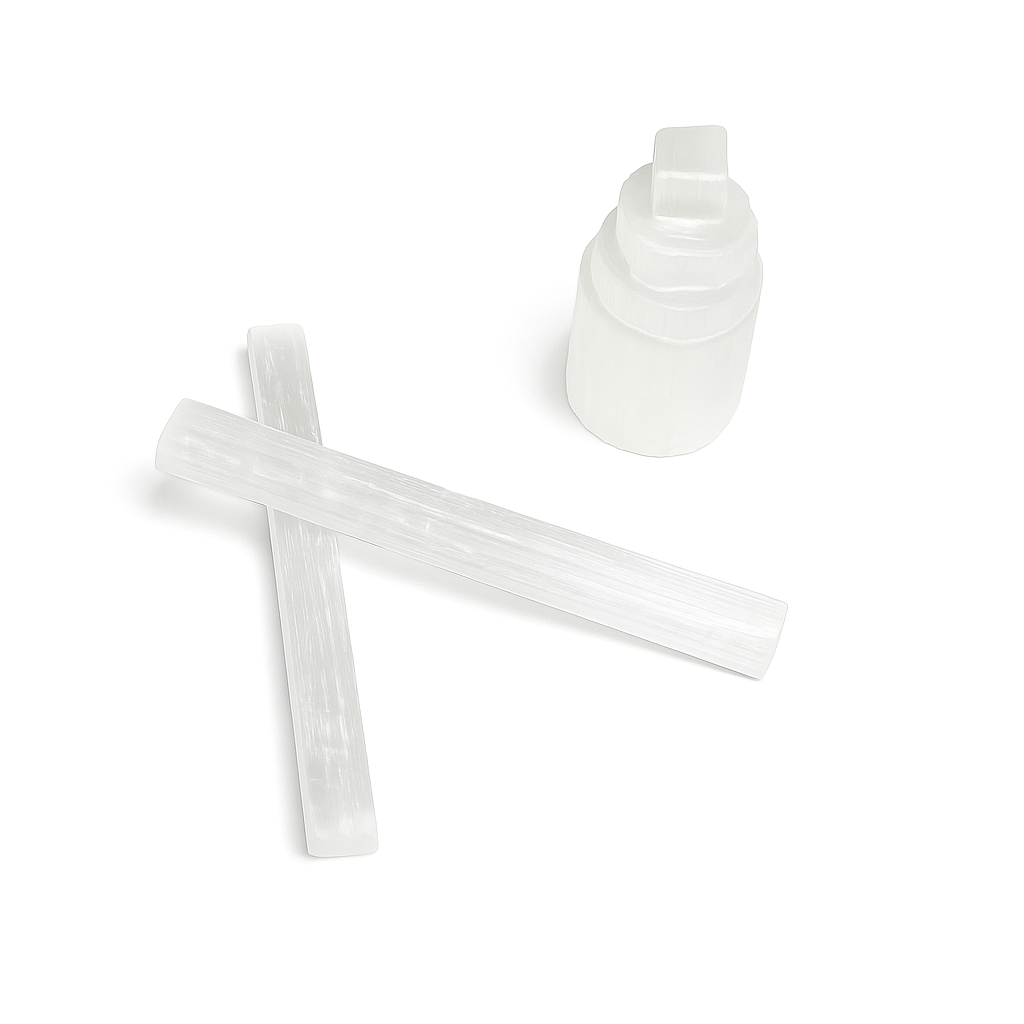 Selenite Cleansing Set