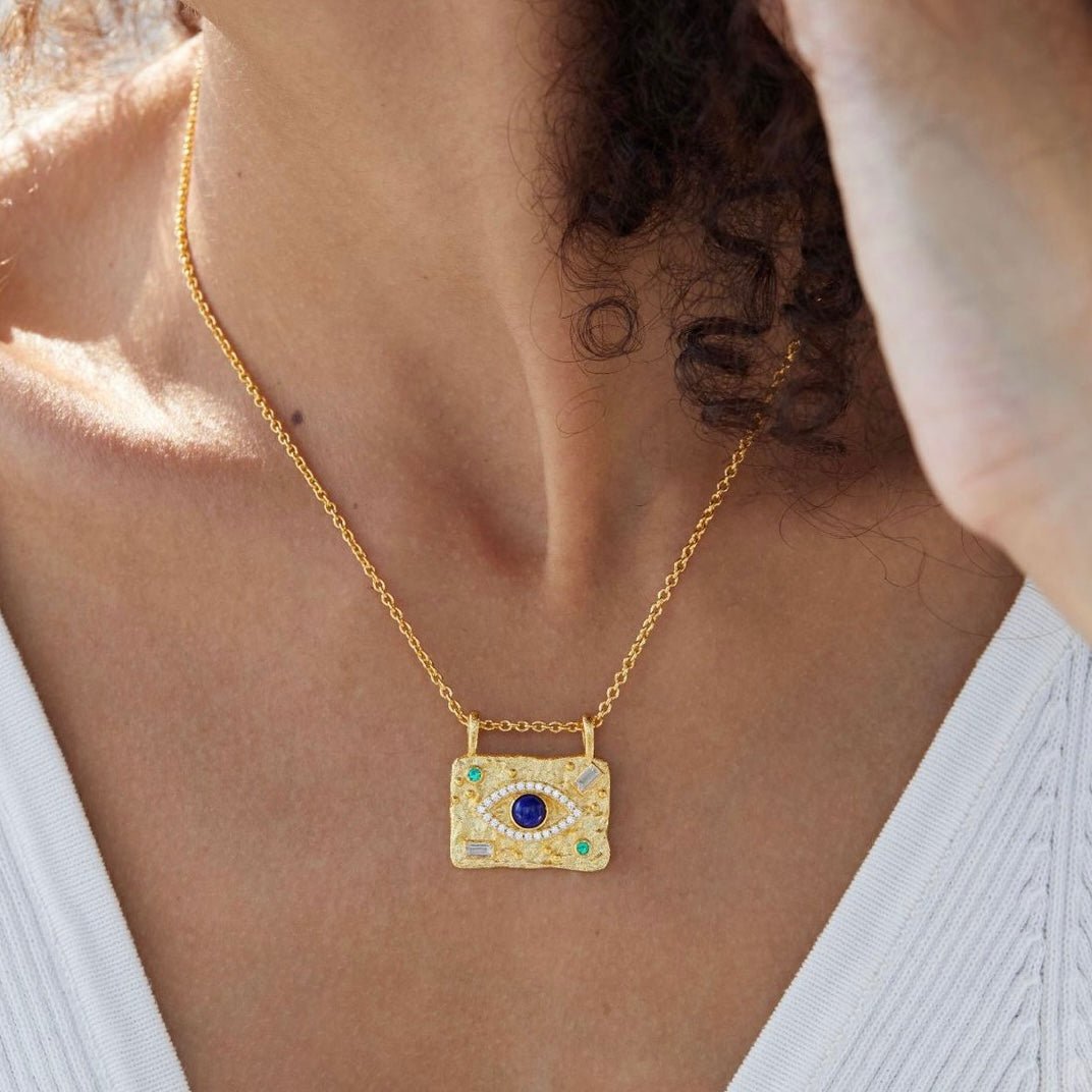 Aegis Eye Necklace - Pure Gems & Stones Store: Awakened Days
