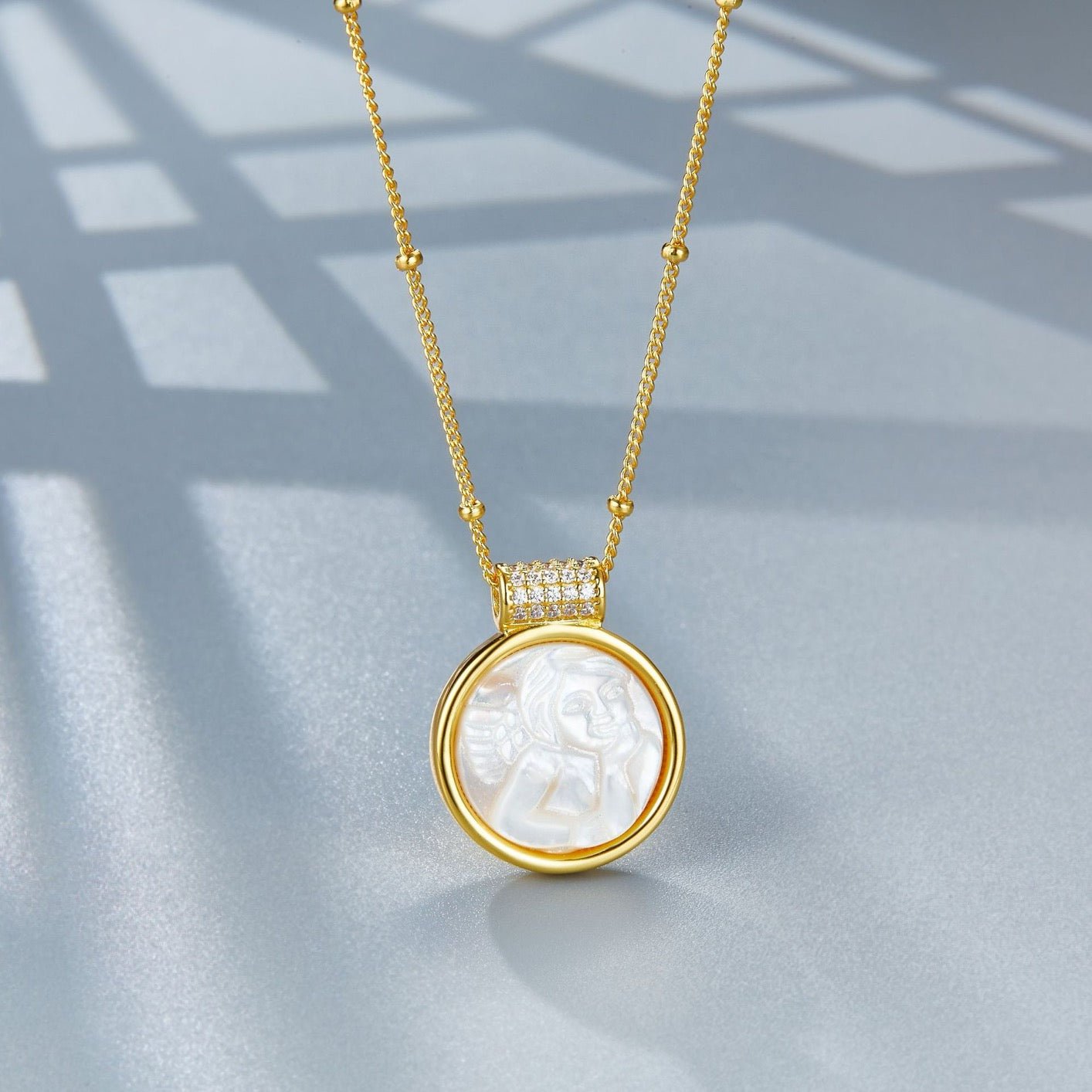 Ange Sculpté Necklace - Pure Gems & Stones Store: Awakened Days