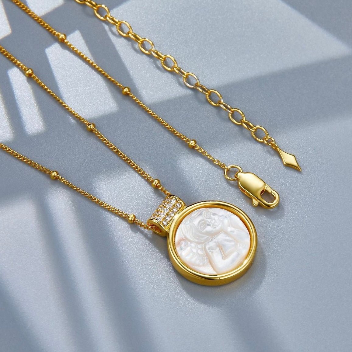 Ange Sculpté Necklace - Pure Gems & Stones Store: Awakened Days