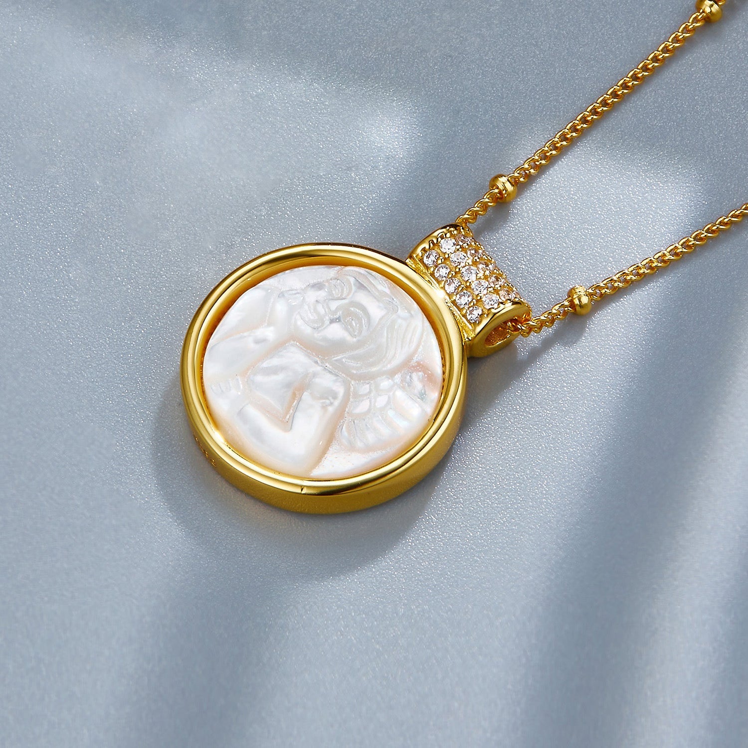 Ange Sculpté Necklace - Pure Gems & Stones Store: Awakened Days
