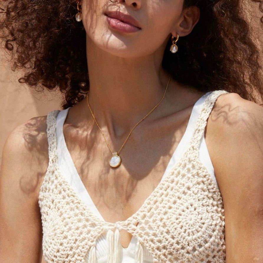 Ange Sculpté Necklace - Pure Gems & Stones Store: Awakened Days