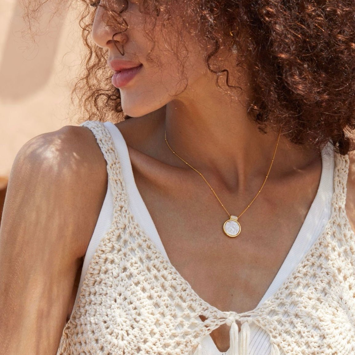 Ange Sculpté Necklace - Pure Gems & Stones Store: Awakened Days