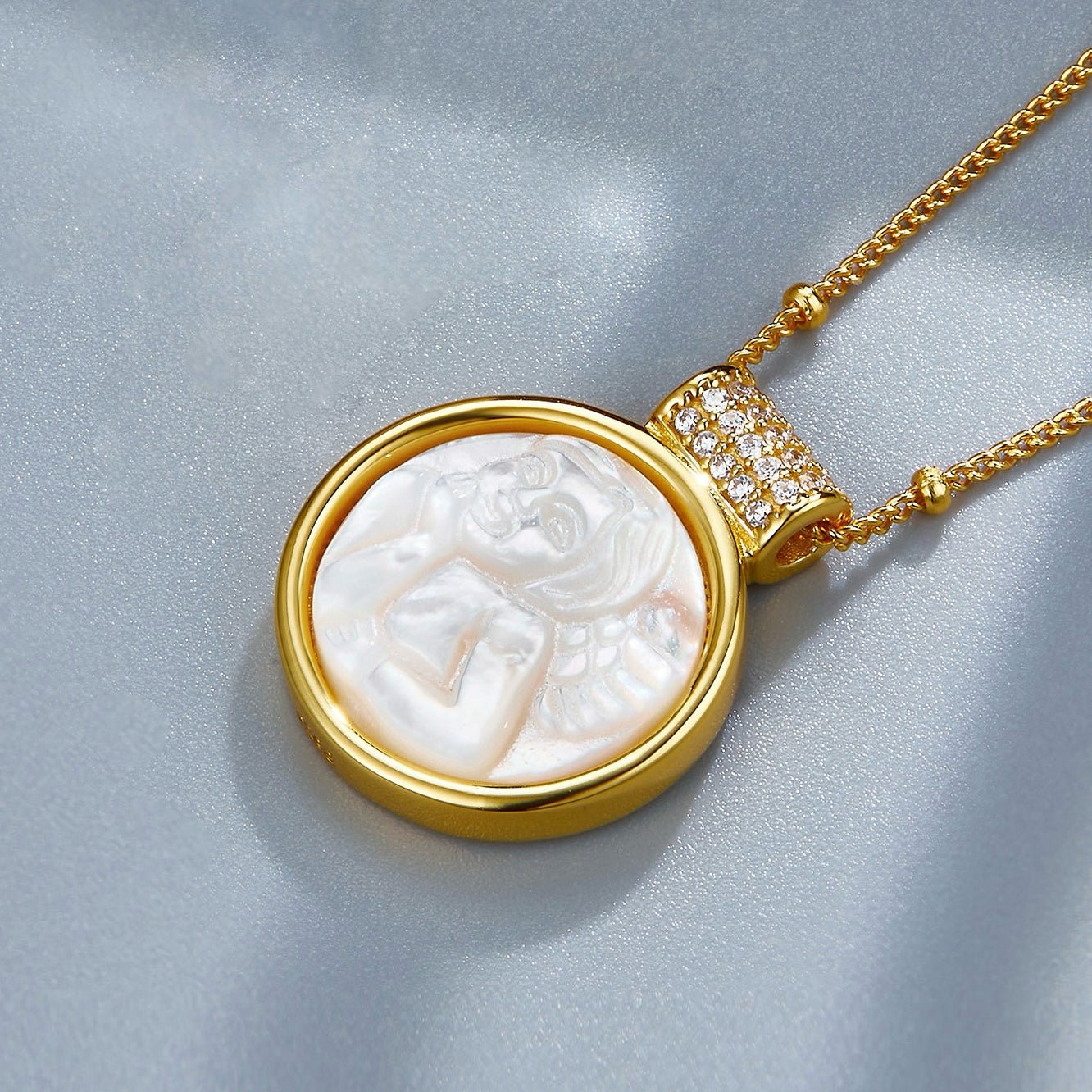 Ange Sculpté Necklace - Pure Gems & Stones Store: Awakened Days