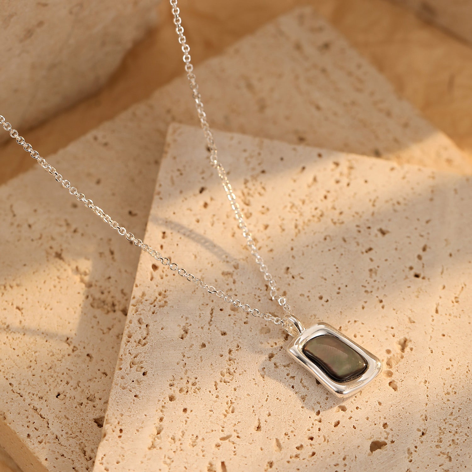 Ashen Shell Necklace - Pure Gems & Stones Store: Awakened Days