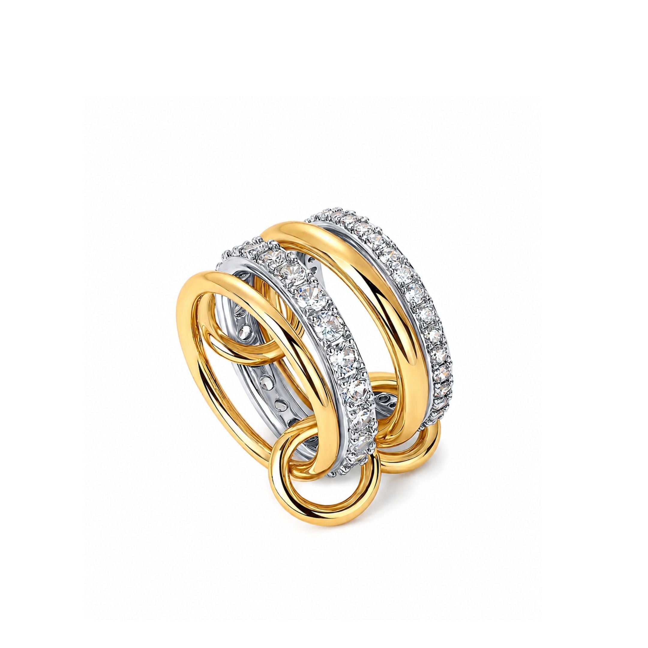 Aurelia Interlock Ring - Pure Gems & Stones Store: Awakened Days
