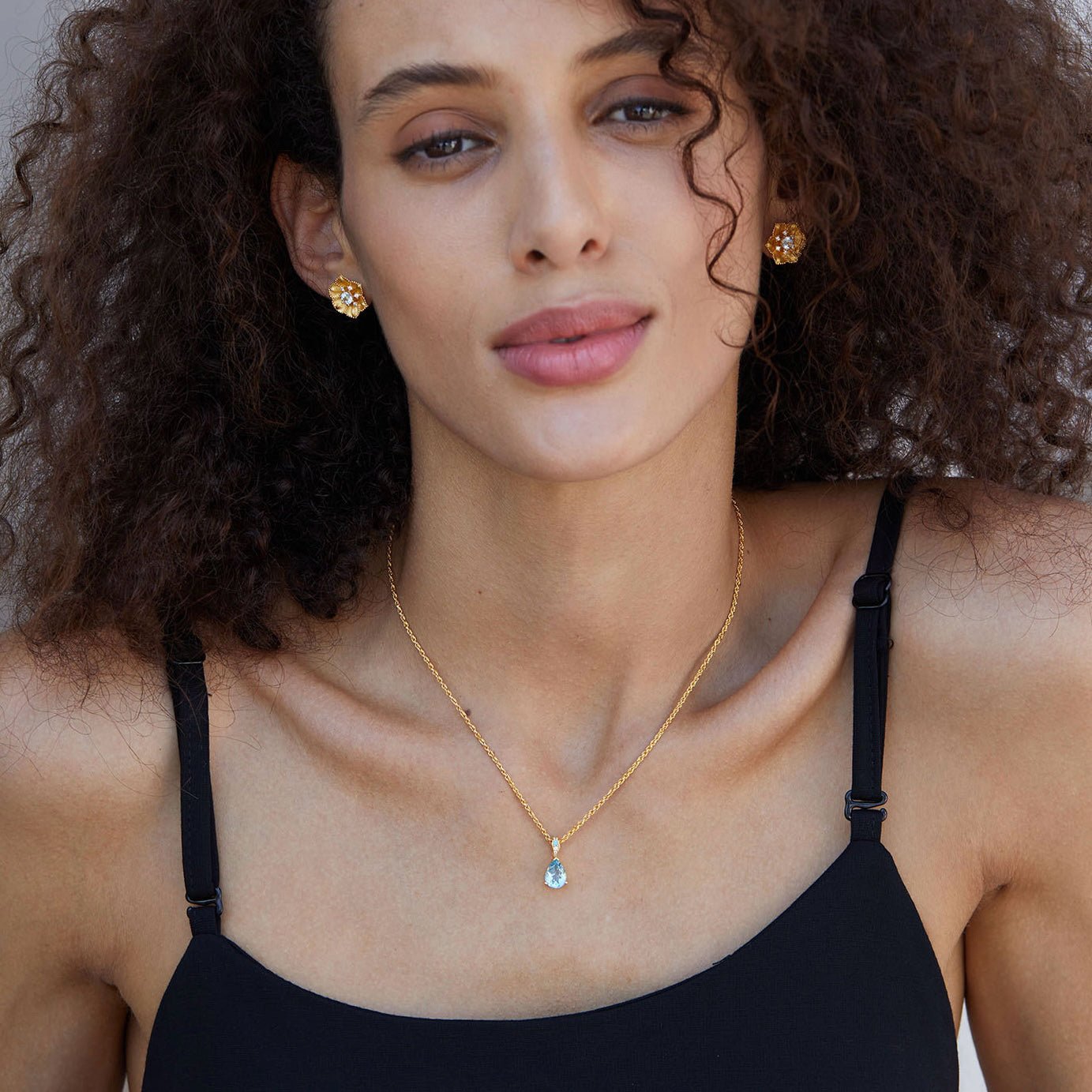 Azure Teardrop Necklace - Pure Gems & Stones Store: Awakened Days