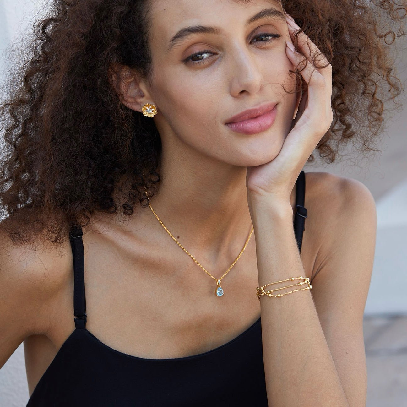 Azure Teardrop Necklace - Pure Gems & Stones Store: Awakened Days