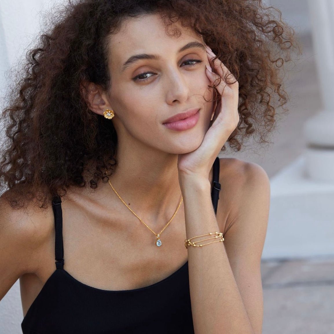 Azure Teardrop Necklace - Pure Gems & Stones Store: Awakened Days