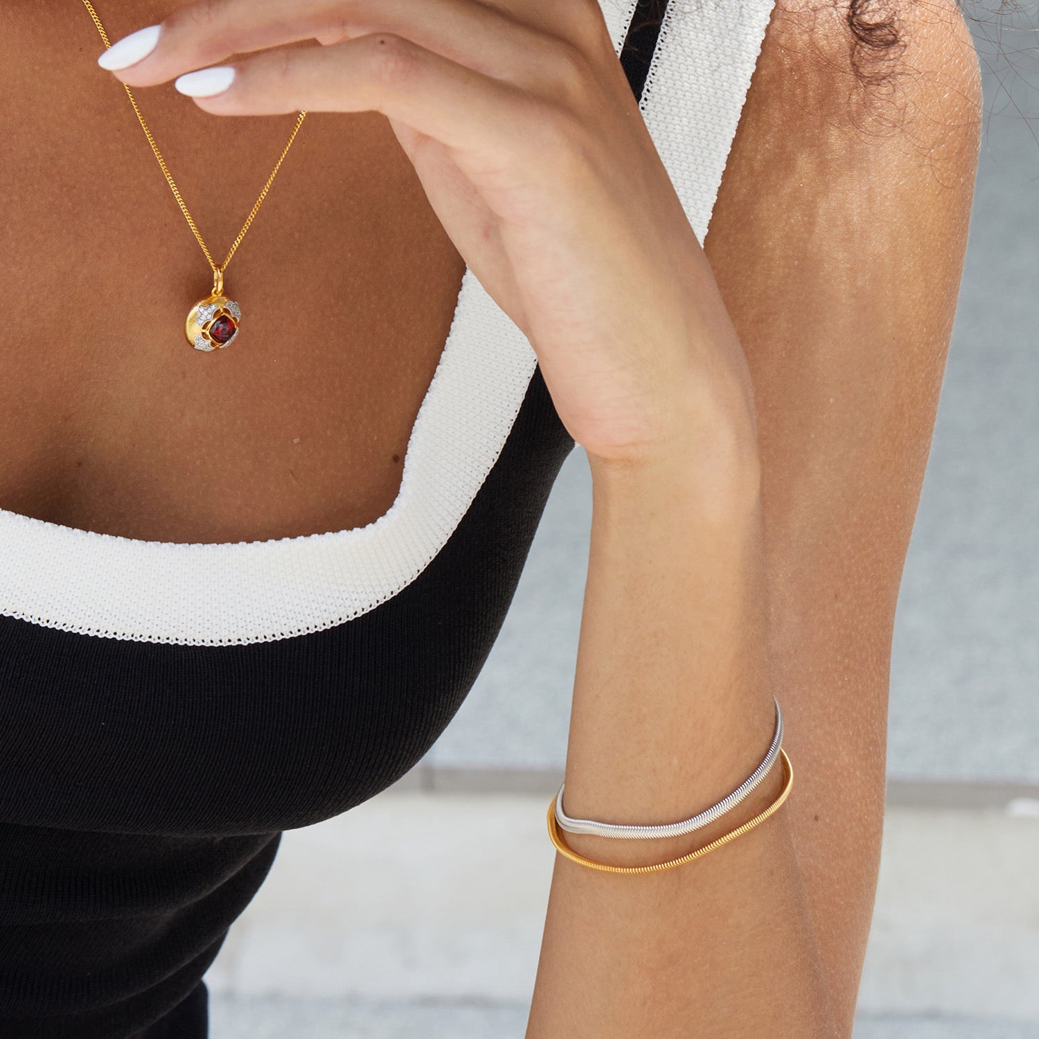 Bare Luxe – Essential Chain Bracelet - Pure Gems & Stones Store: Awakened Days