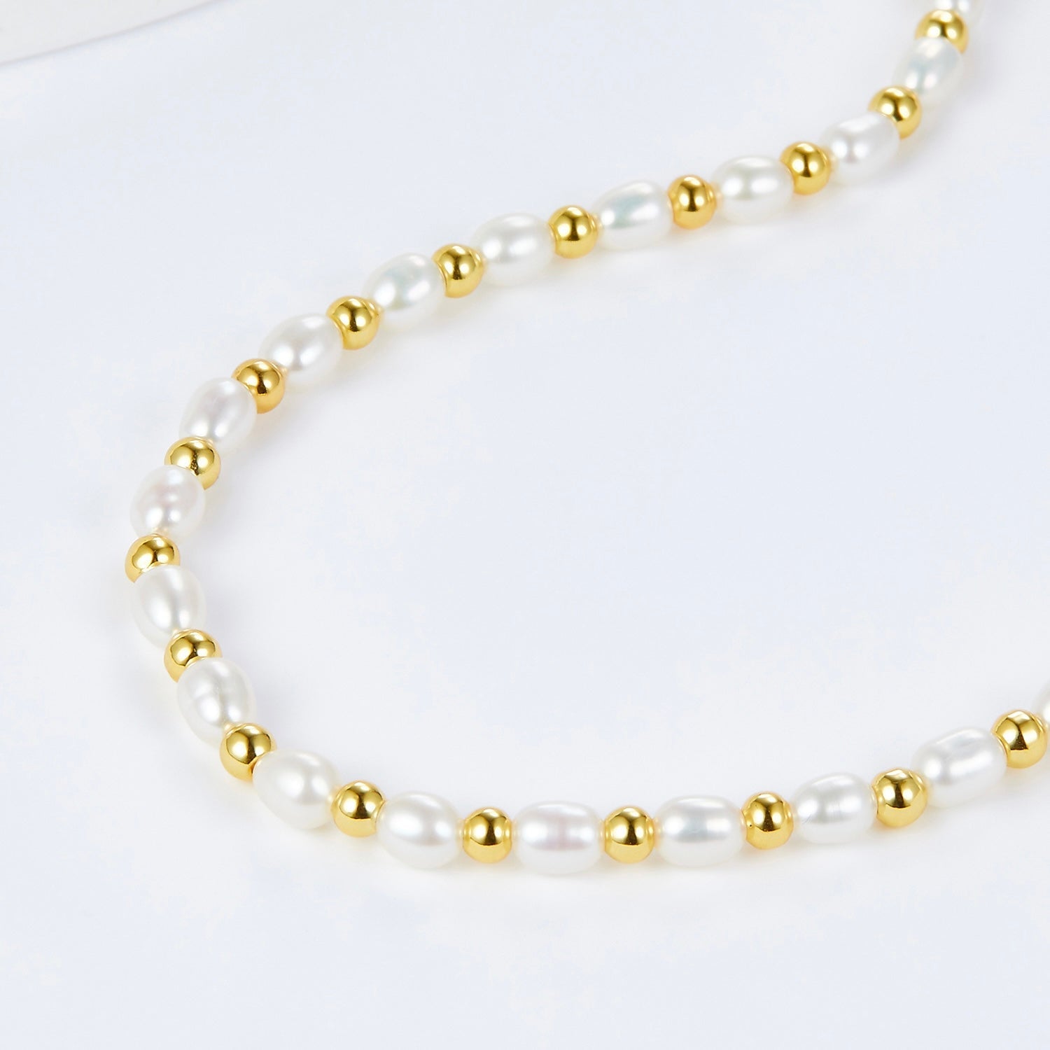 Bare Luxe – Golden Pearl Necklace - Pure Gems & Stones Store: Awakened Days