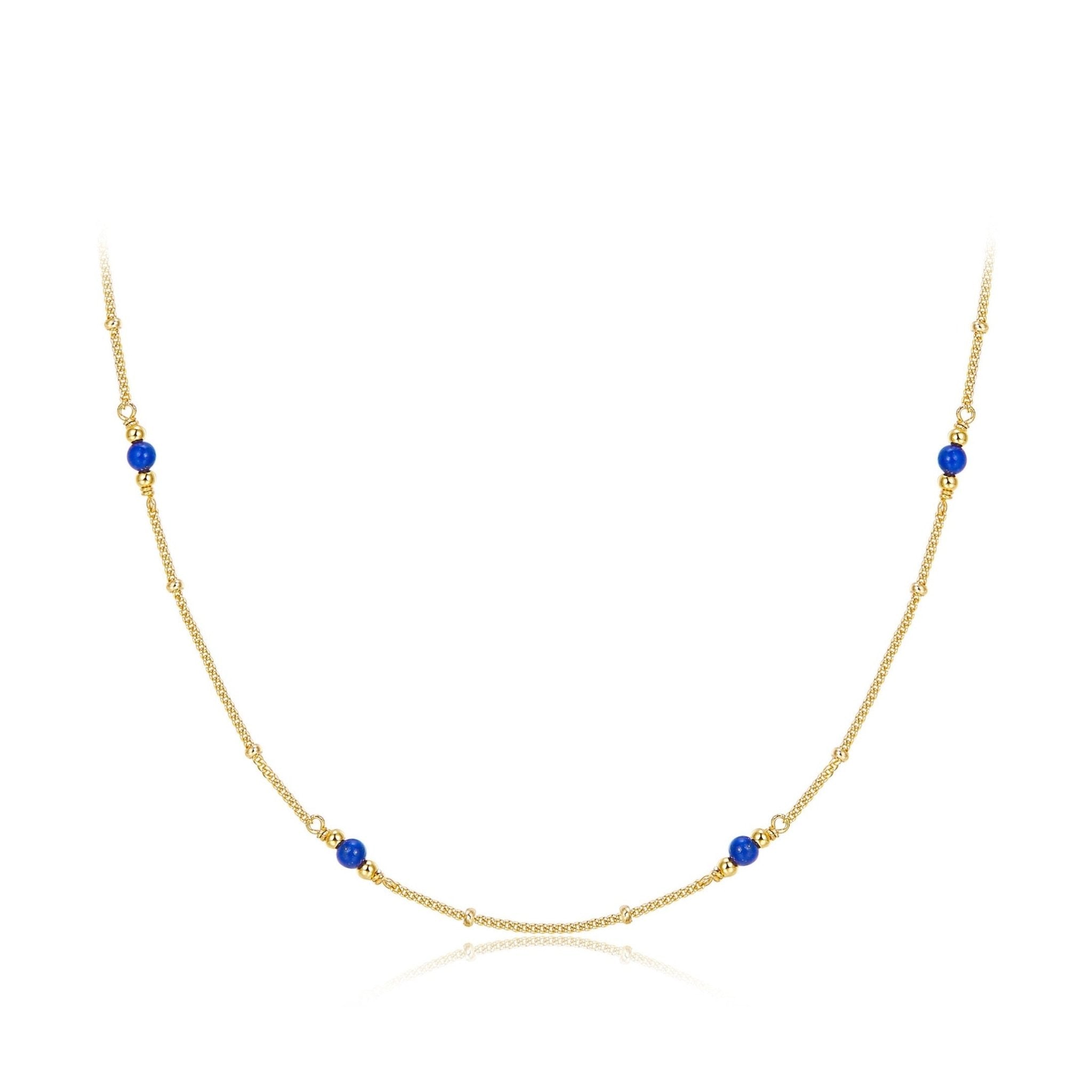 Bare Luxe - Lapis Path Necklace - Pure Gems & Stones Store: Awakened Days