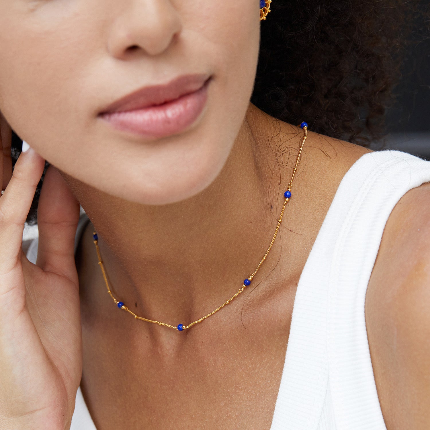 Bare Luxe - Lapis Path Necklace - Pure Gems & Stones Store: Awakened Days