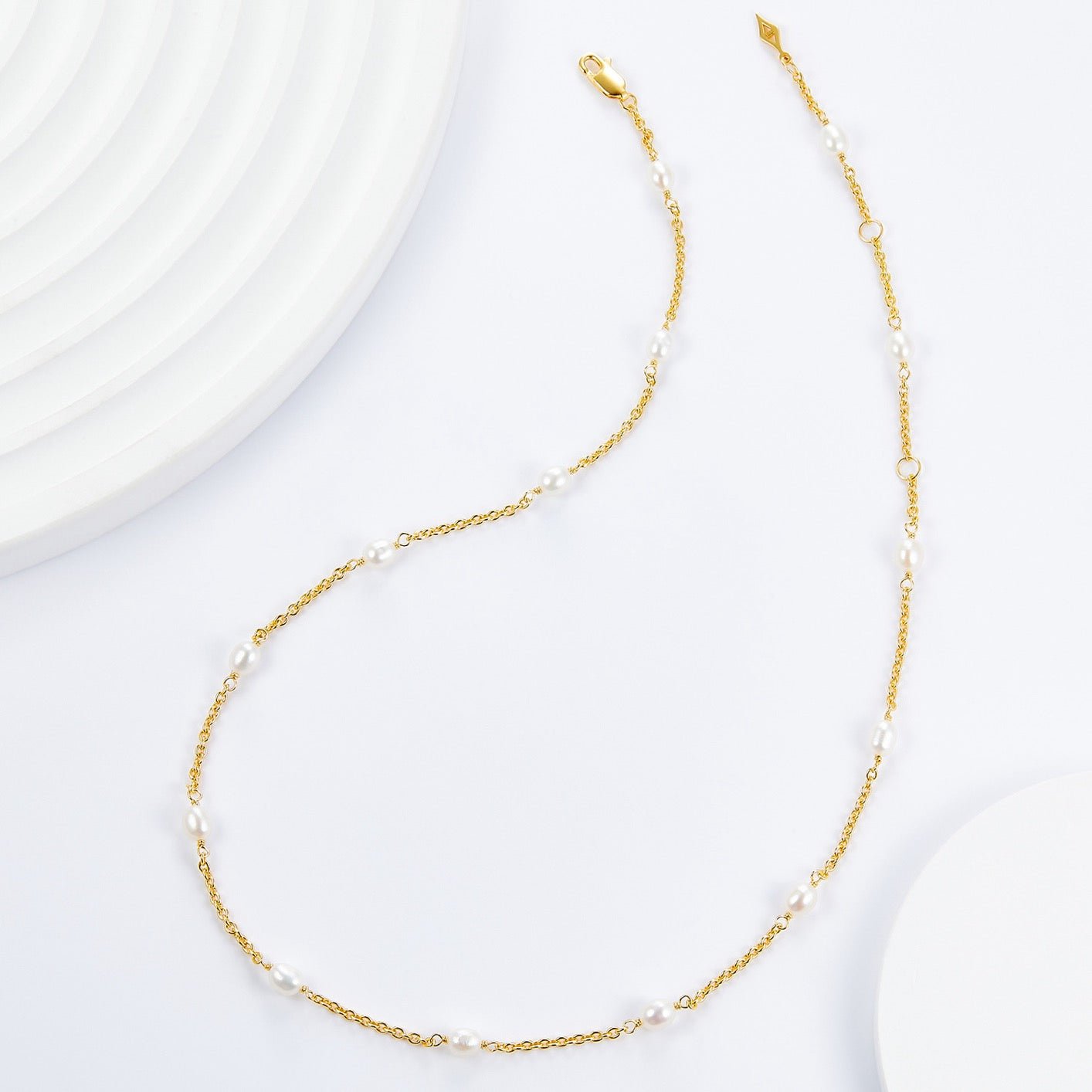 Bare Luxe – Orbit Pearl Necklace - Pure Gems & Stones Store: Awakened Days