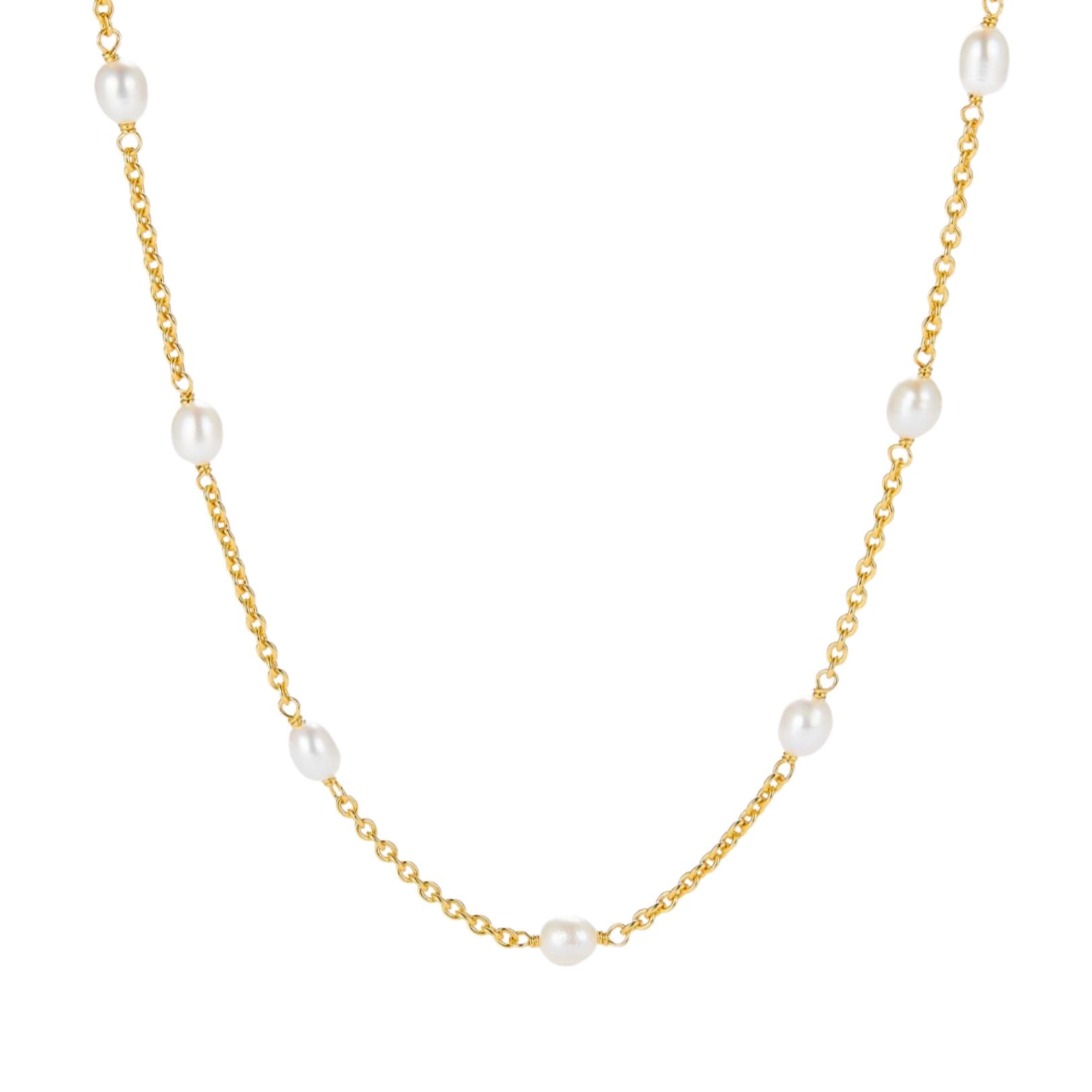 Bare Luxe – Orbit Pearl Necklace - Pure Gems & Stones Store: Awakened Days