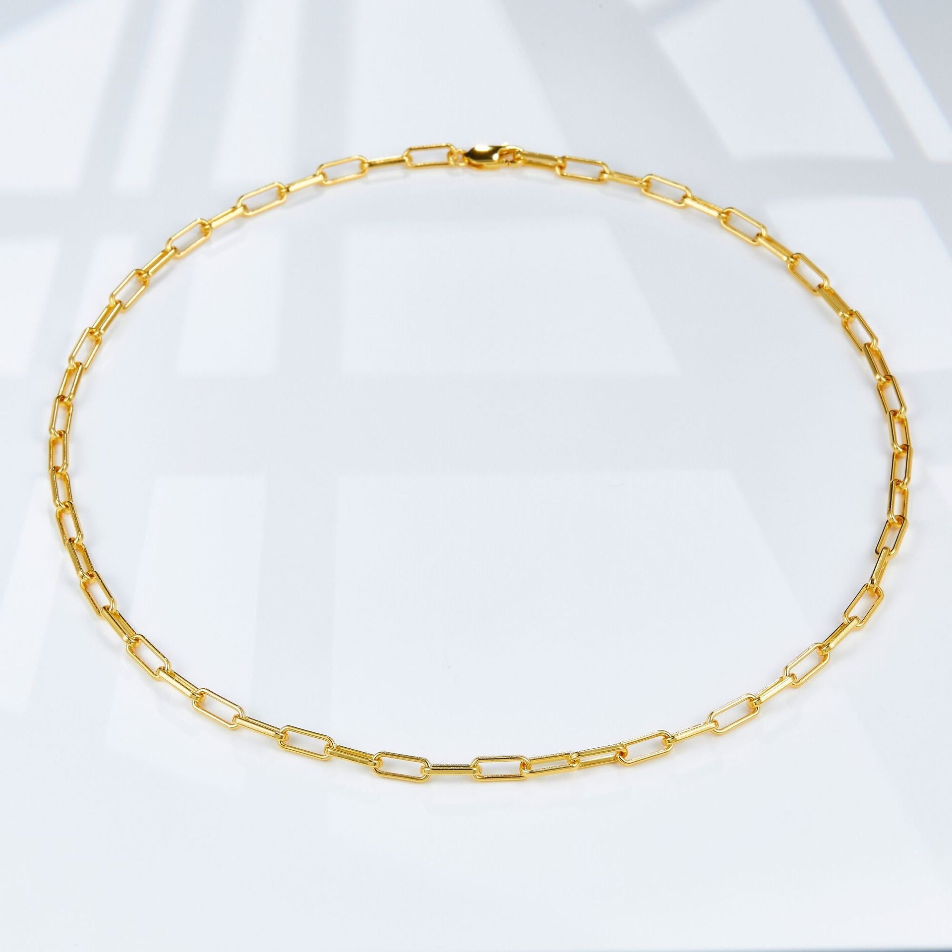 Bare Luxe – Paperclip Necklace - Pure Gems & Stones Store: Awakened Days