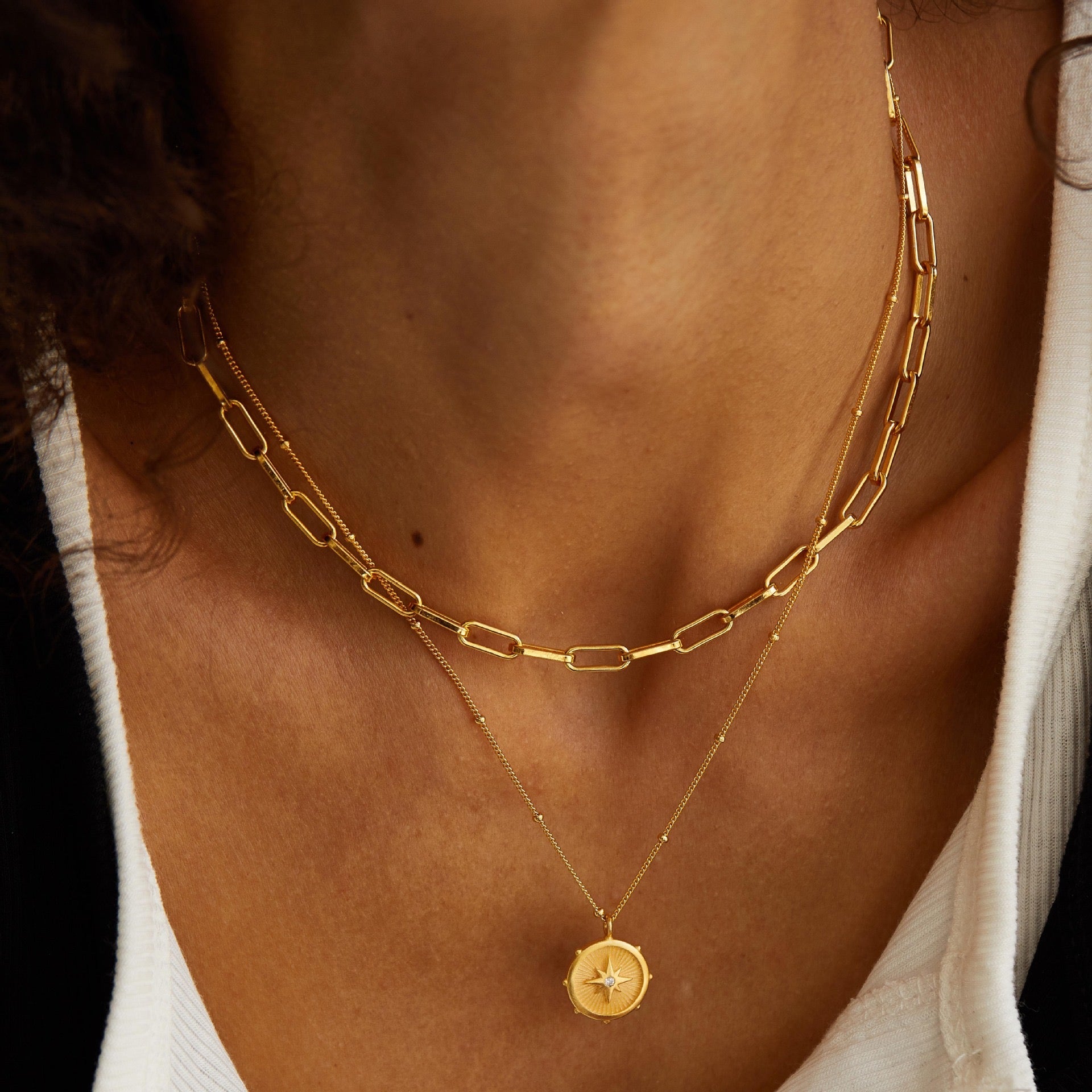 Bare Luxe – Paperclip Necklace - Pure Gems & Stones Store: Awakened Days