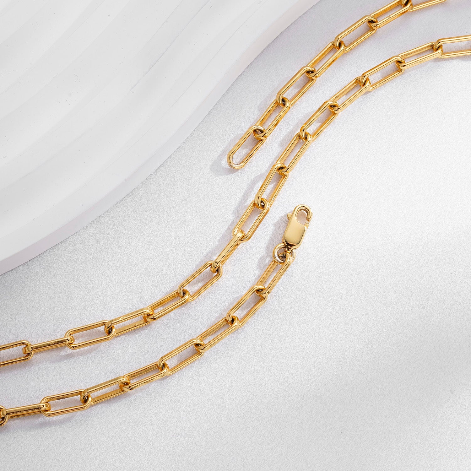 Bare Luxe – Paperclip Necklace - Pure Gems & Stones Store: Awakened Days