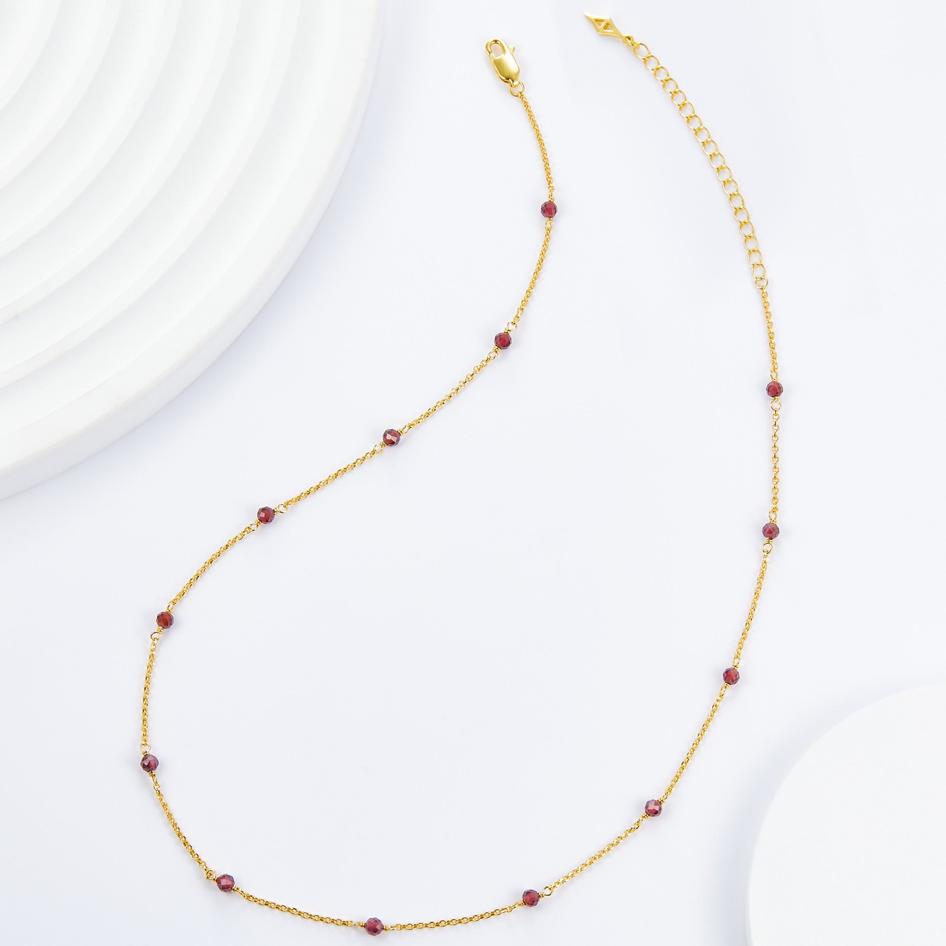 Bare Luxe – Red Orbit Necklace - Pure Gems & Stones Store: Awakened Days