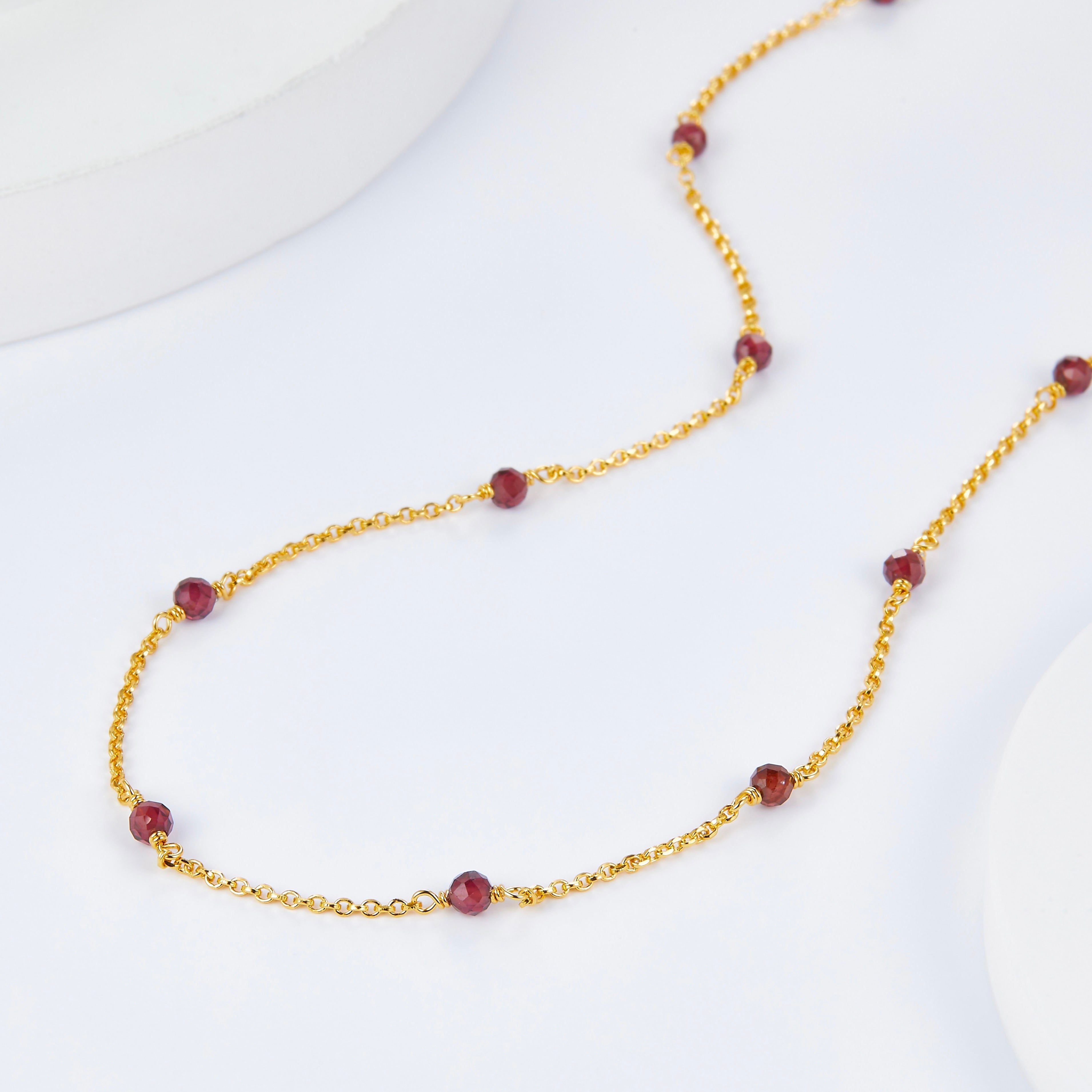 Bare Luxe – Red Orbit Necklace - Pure Gems & Stones Store: Awakened Days