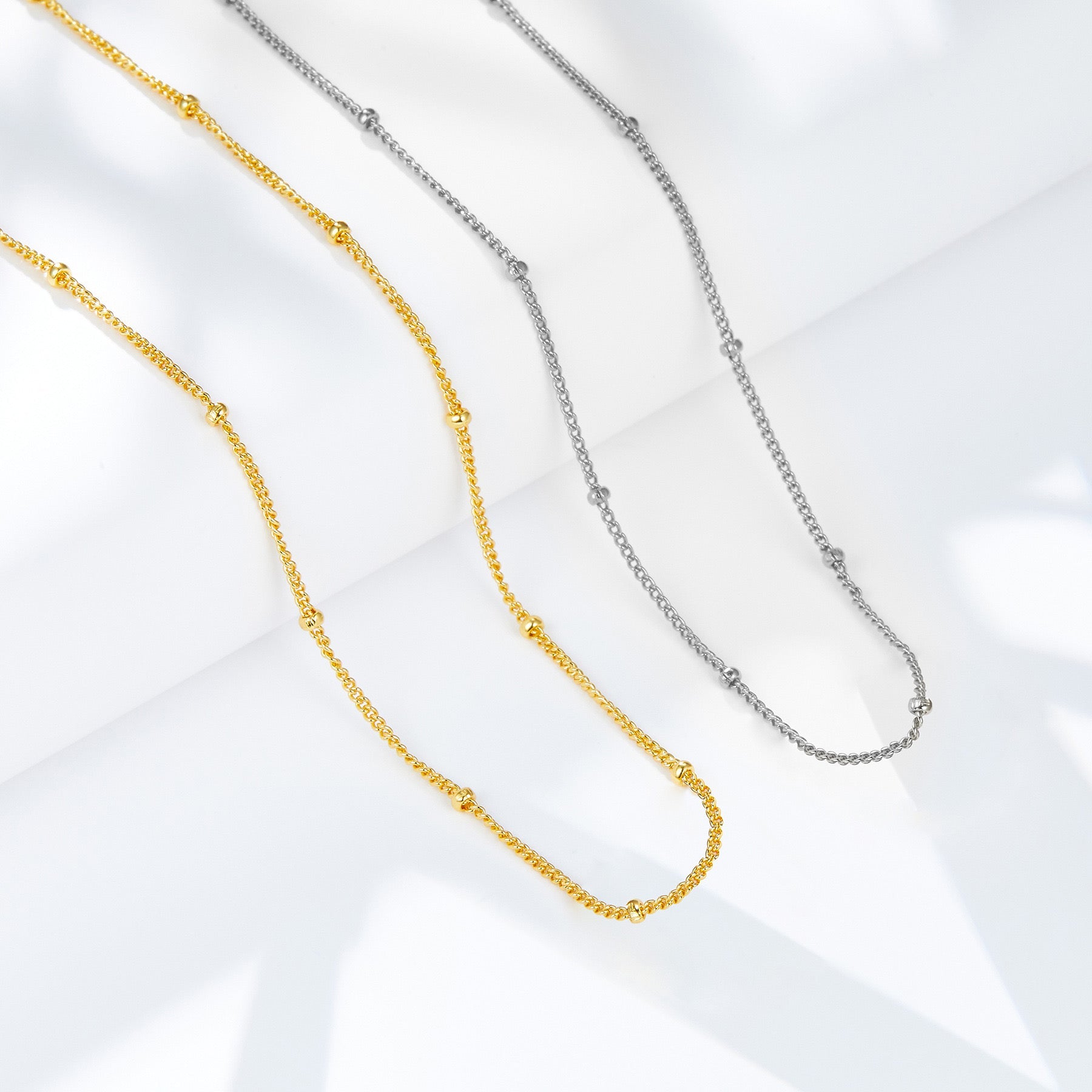 Bare Luxe – Satellite Chain Necklace - Pure Gems & Stones Store: Awakened Days