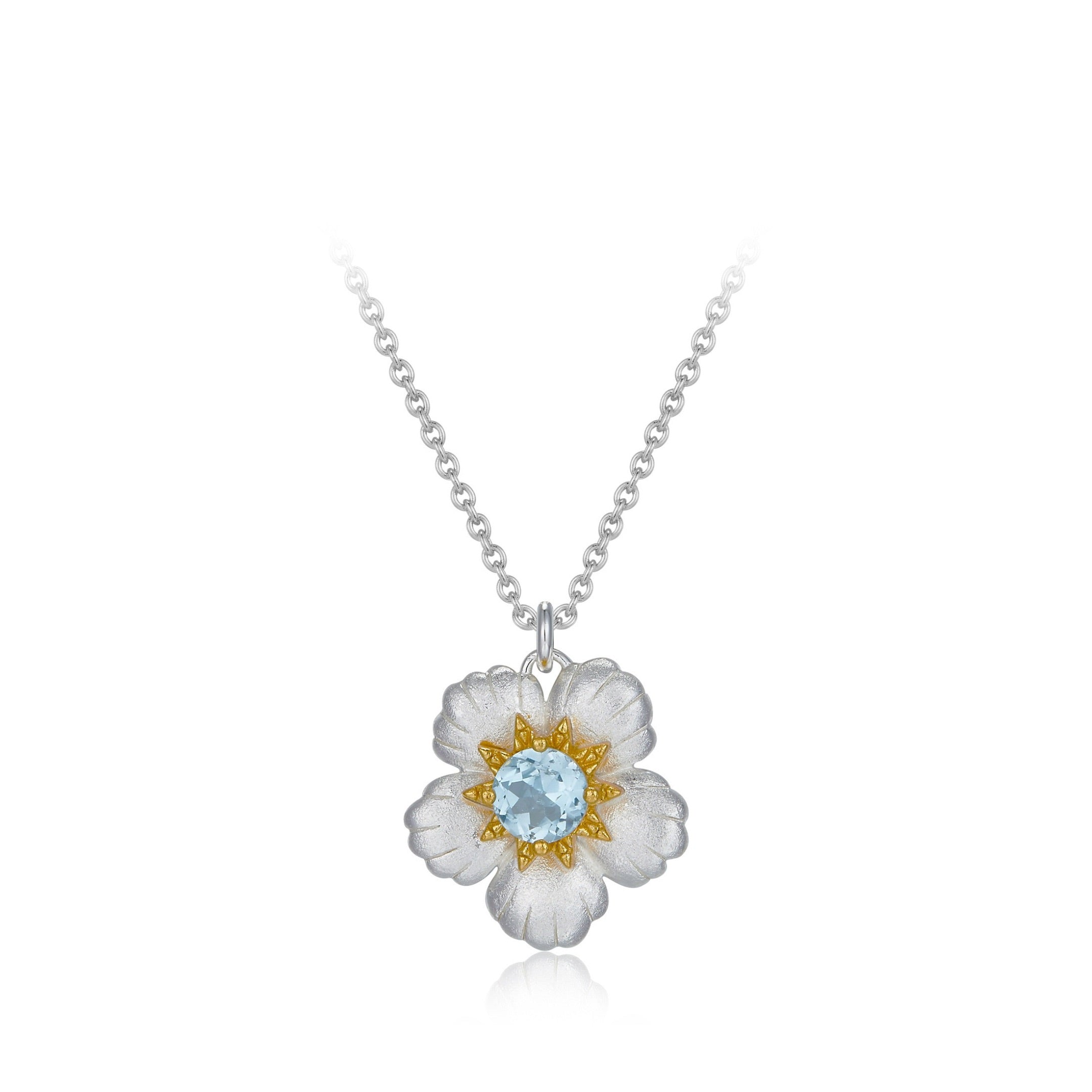 Bleu de Jardin Necklace - Pure Gems & Stones Store: Awakened Days
