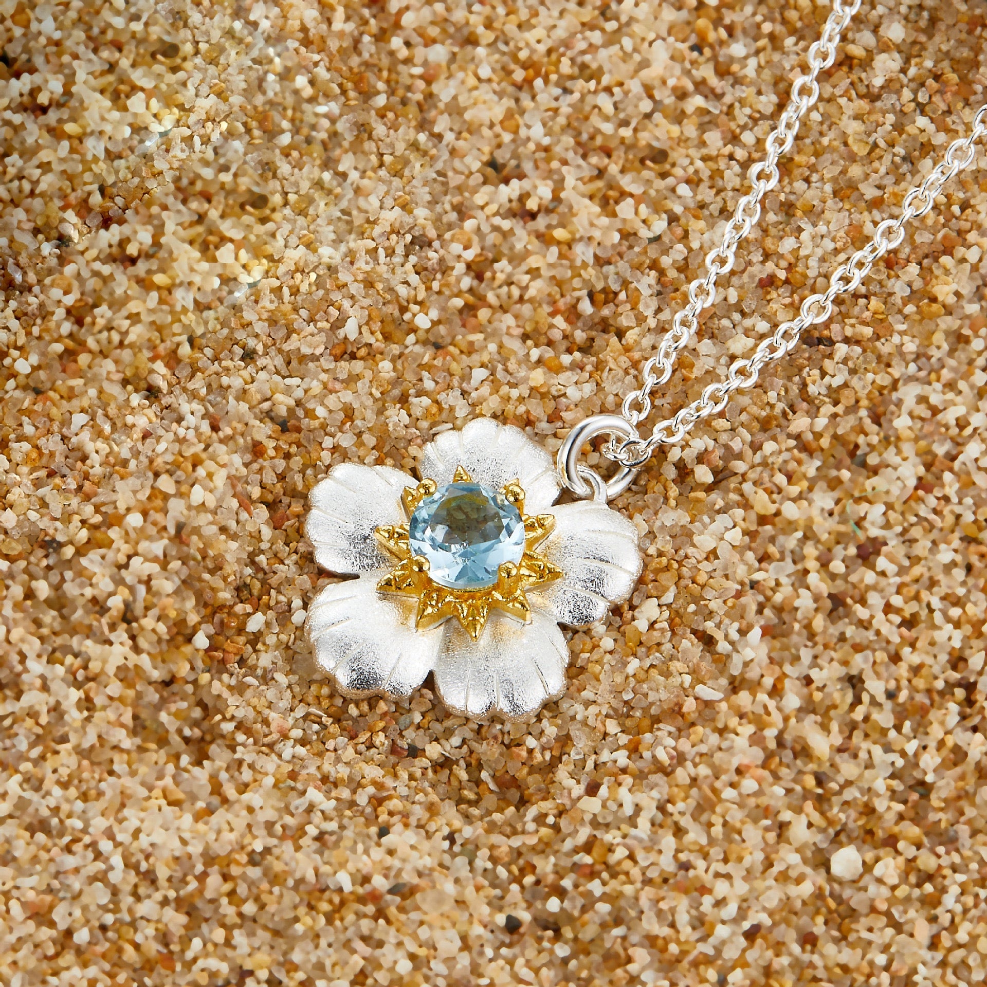 Bleu de Jardin Necklace - Pure Gems & Stones Store: Awakened Days