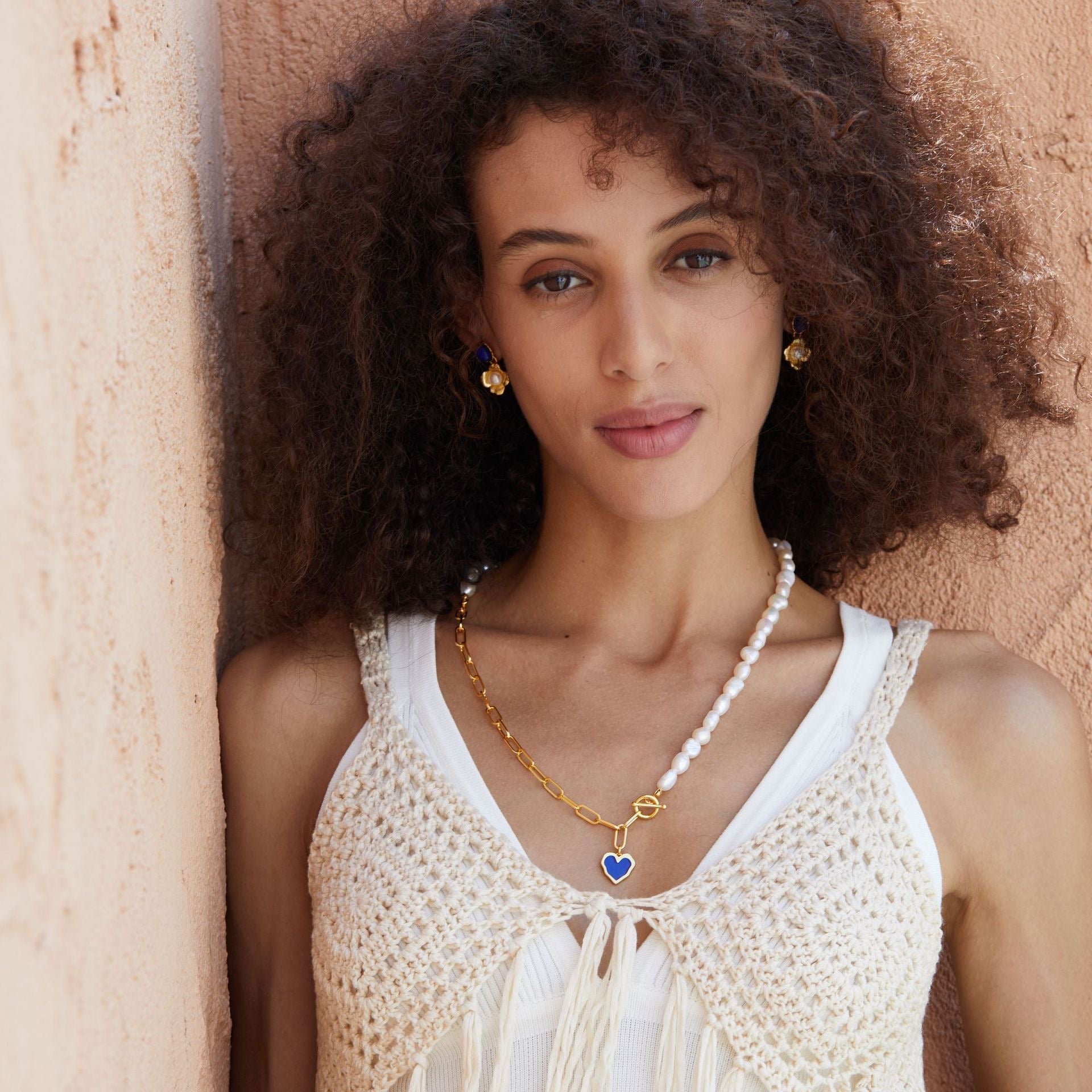 Bleu et Blanc Necklace - Pure Gems & Stones Store: Awakened Days