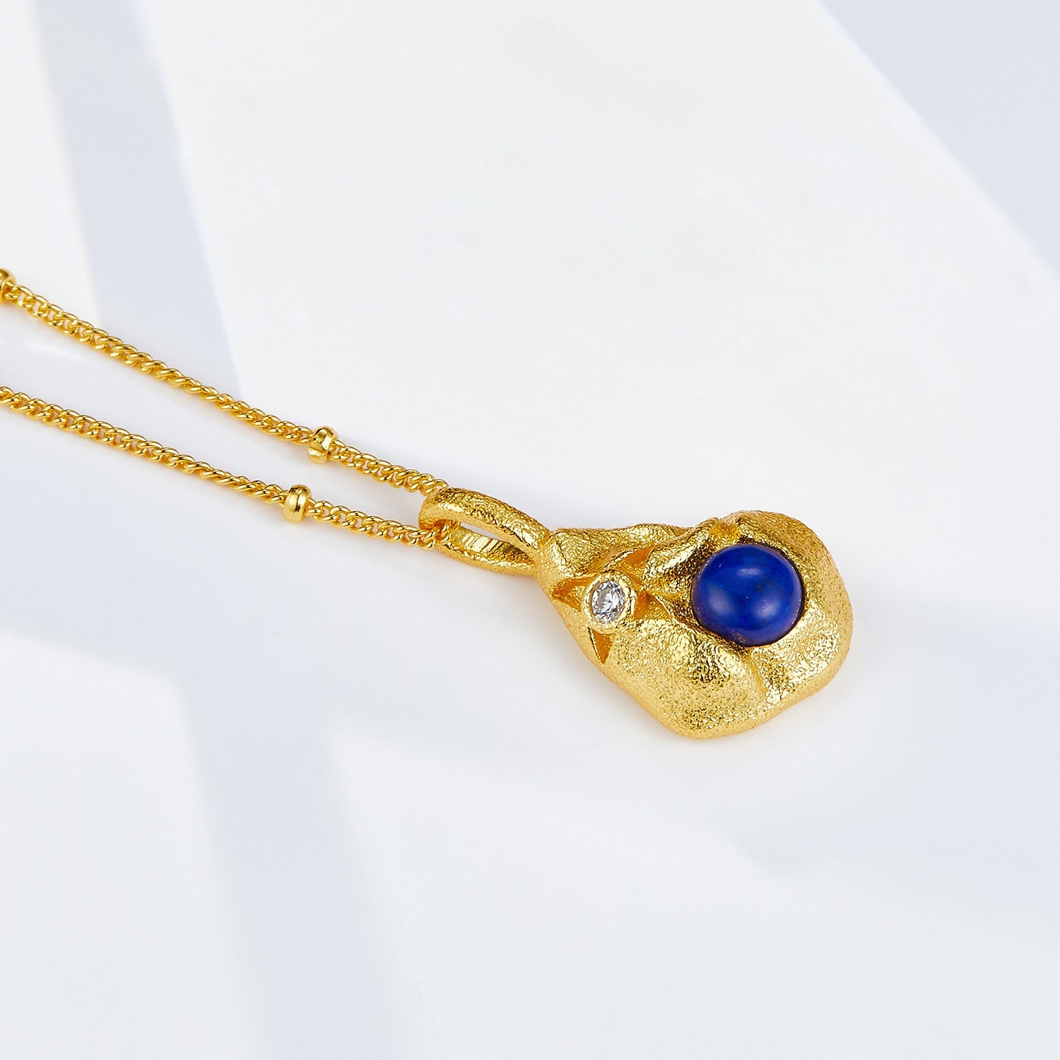 Blue Ember Necklace - Pure Gems & Stones Store: Awakened Days