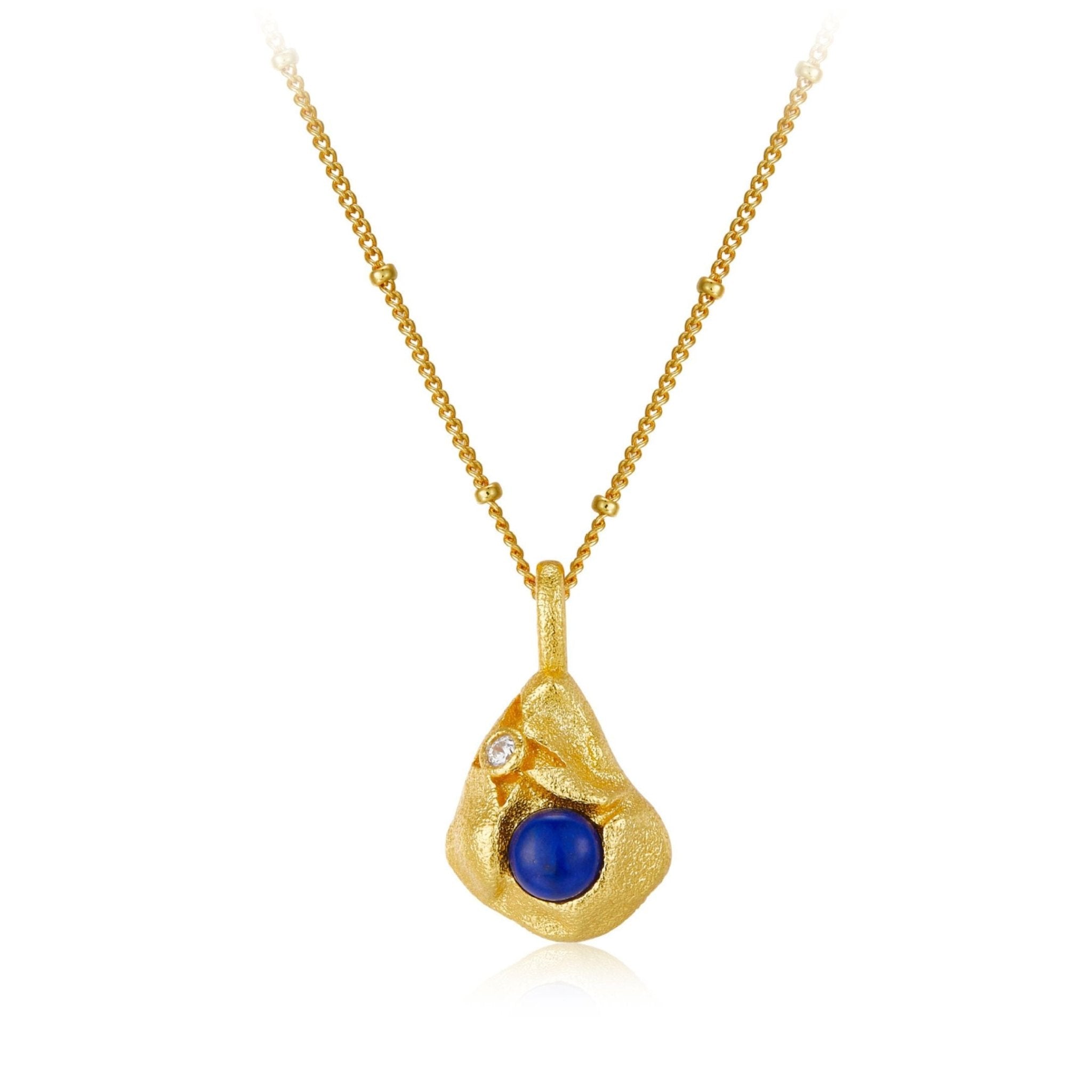 Blue Ember Necklace - Pure Gems & Stones Store: Awakened Days