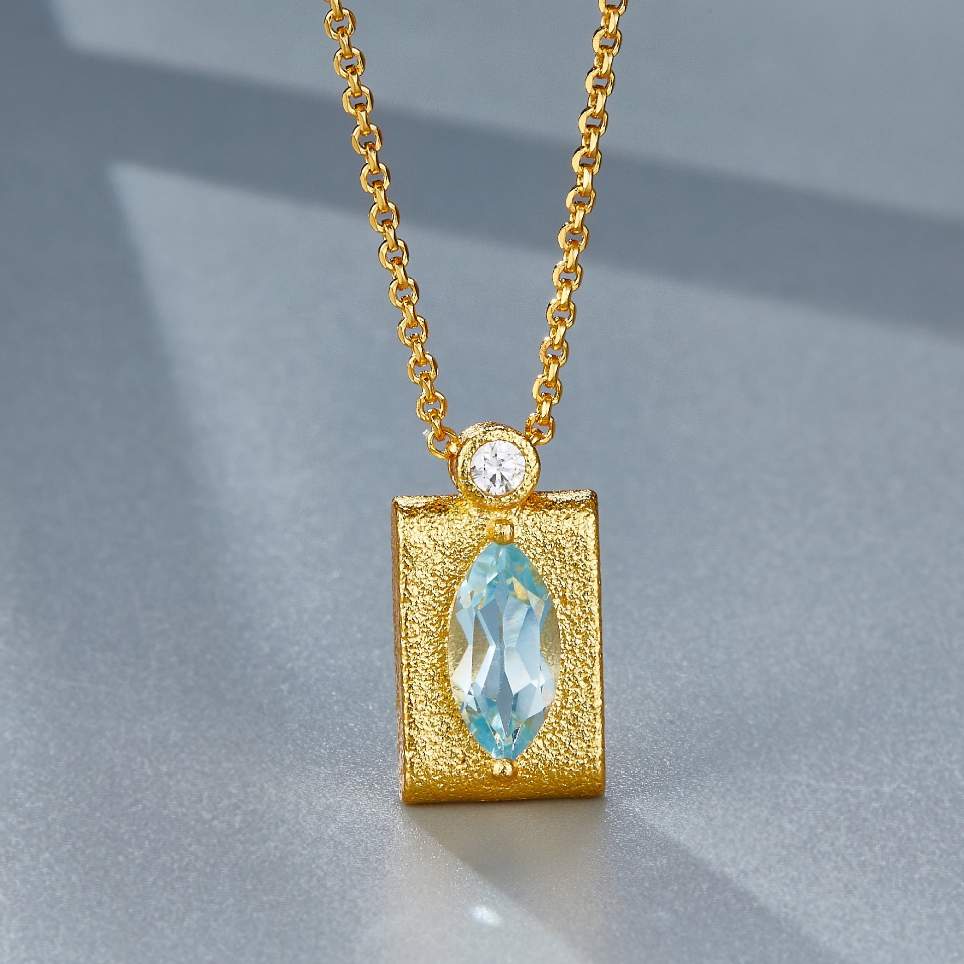 Cadre d’Azur Necklace - Pure Gems & Stones Store: Awakened Days