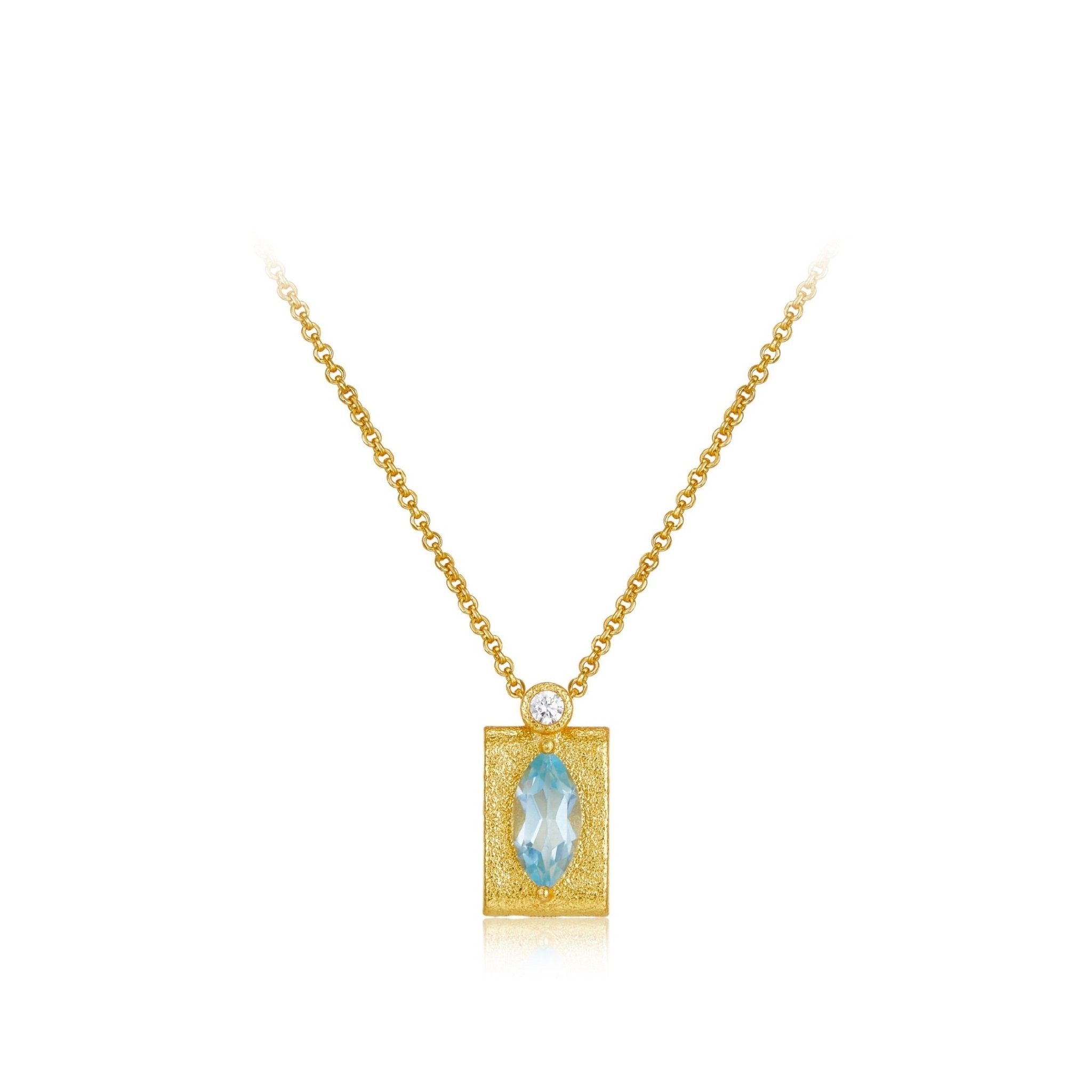 Cadre d’Azur Necklace - Pure Gems & Stones Store: Awakened Days