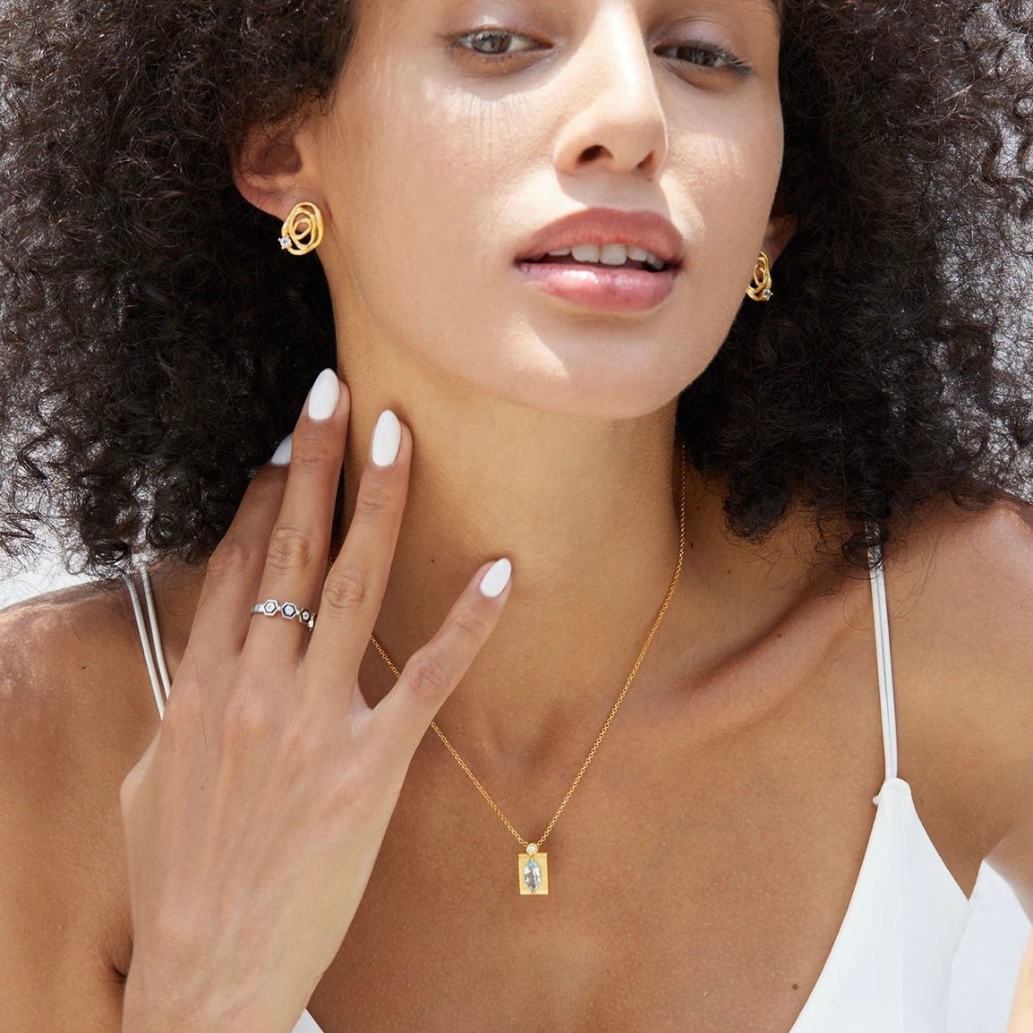 Cadre d’Azur Necklace - Pure Gems & Stones Store: Awakened Days