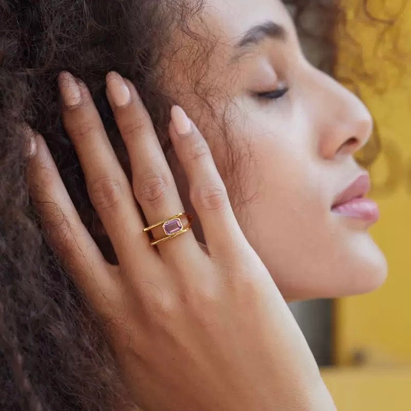 Cadre de Violette Ring - Pure Gems & Stones Store: Awakened Days