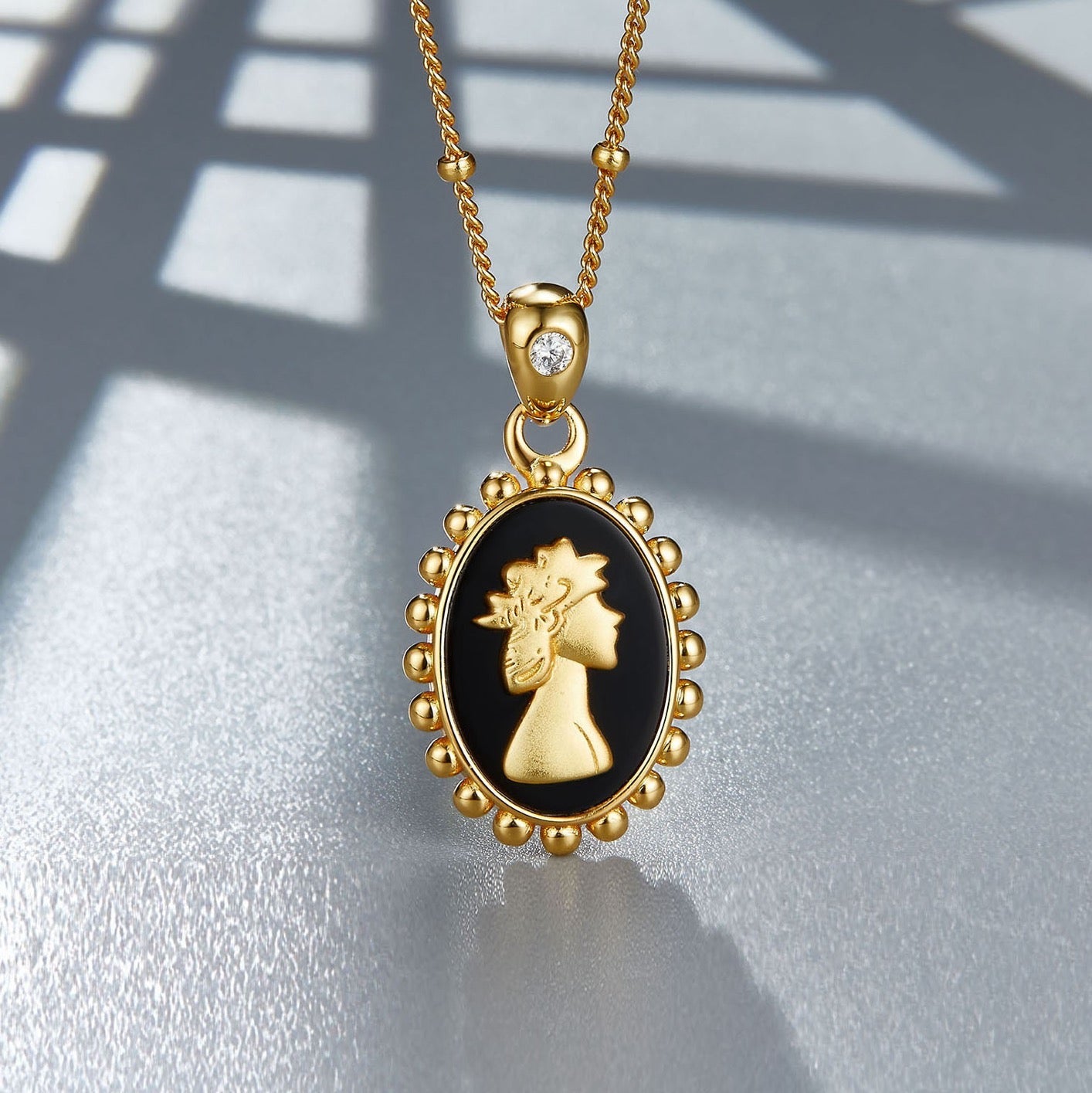 Cameo Grace Necklace - Pure Gems & Stones Store: Awakened Days