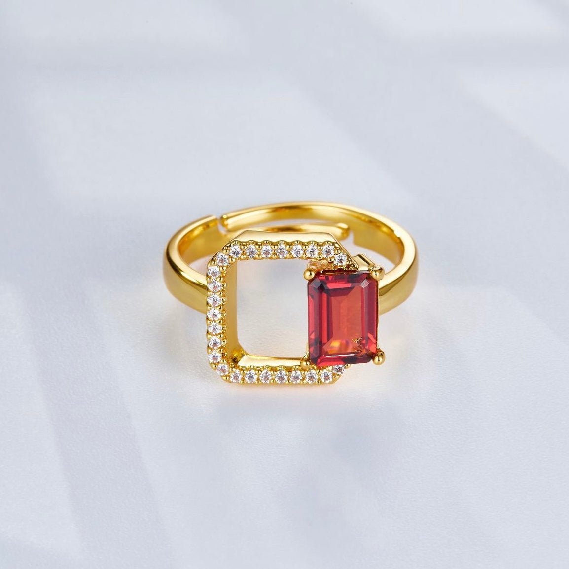 Carré Rouge Ring - Pure Gems & Stones Store: Awakened Days