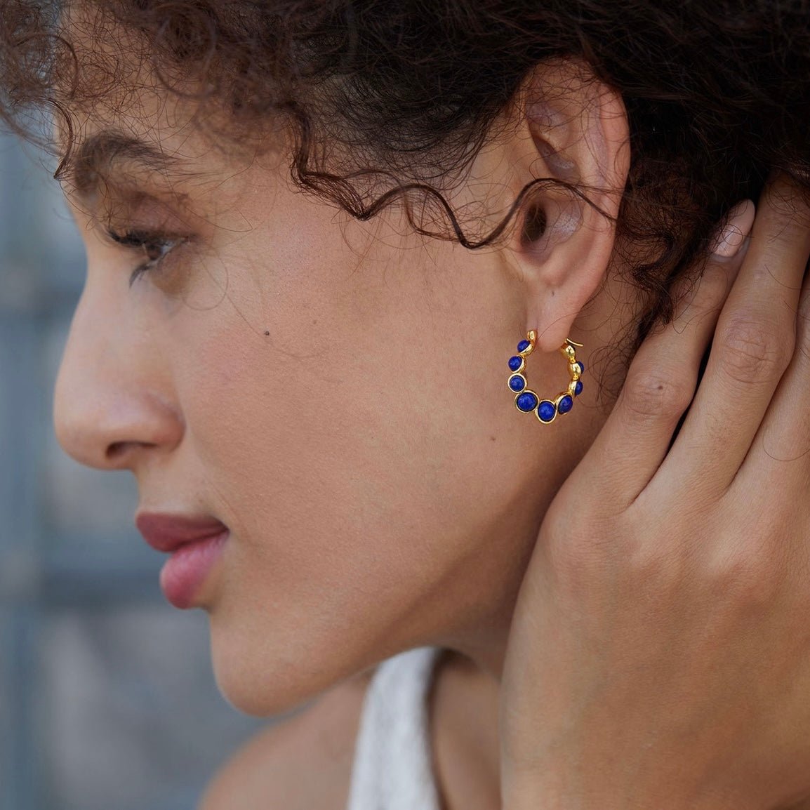 Céleste Hoops - Pure Gems & Stones Store: Awakened Days