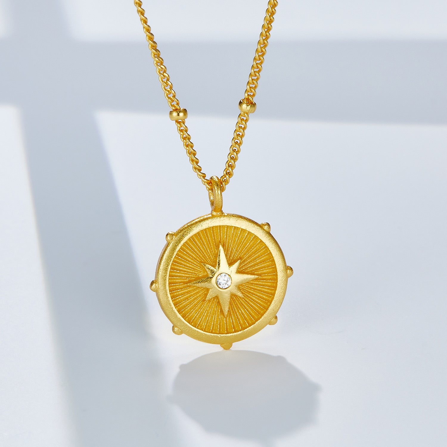 Celeste Medallion Necklace - Pure Gems & Stones Store: Awakened Days