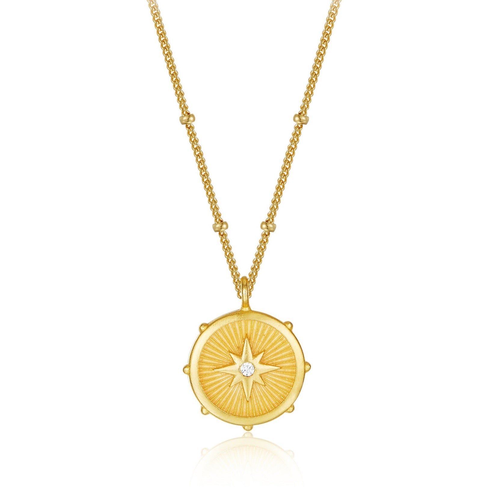 Celeste Medallion Necklace - Pure Gems & Stones Store: Awakened Days