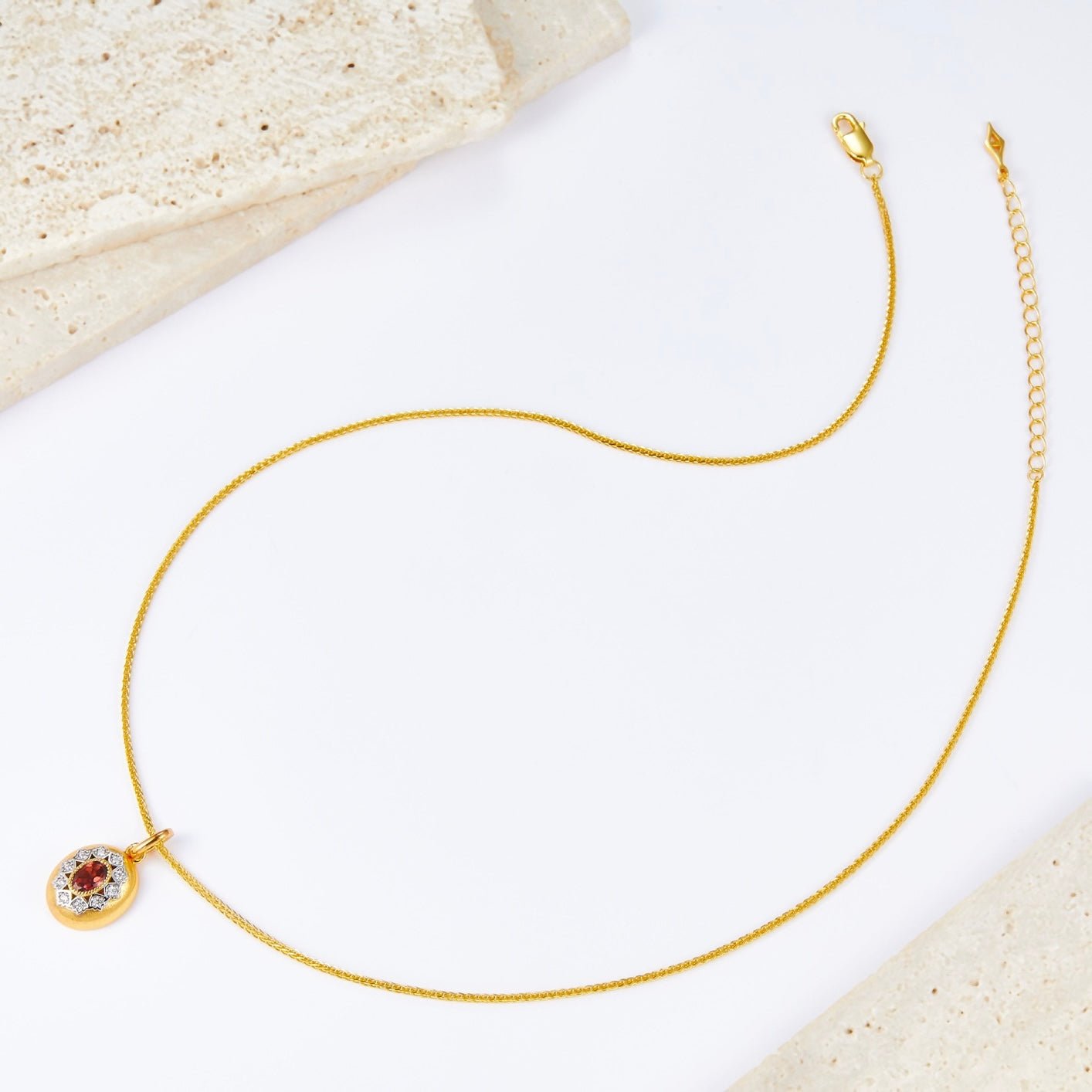 Cœur Impérial Necklace - Pure Gems & Stones Store: Awakened Days