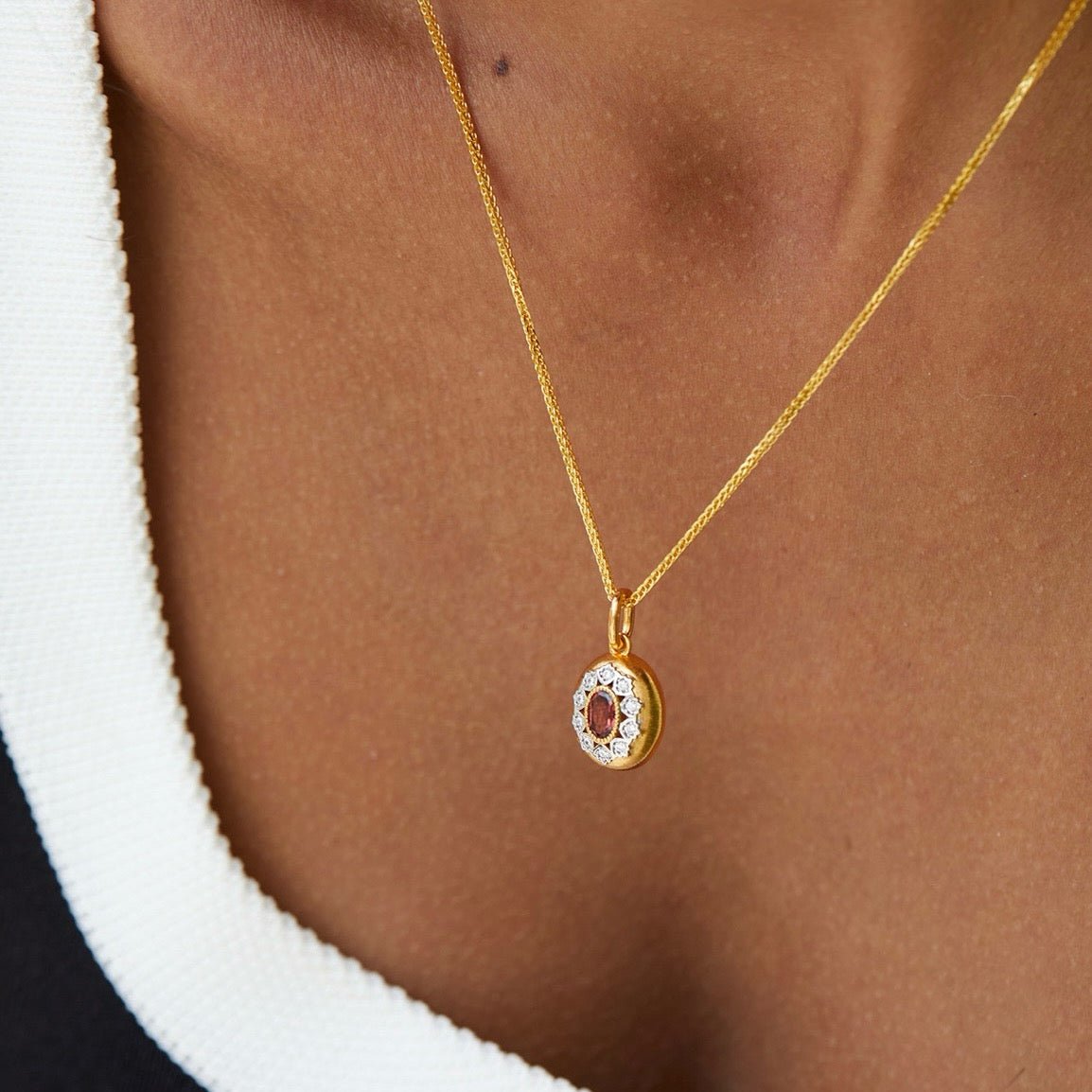 Cœur Impérial Necklace - Pure Gems & Stones Store: Awakened Days