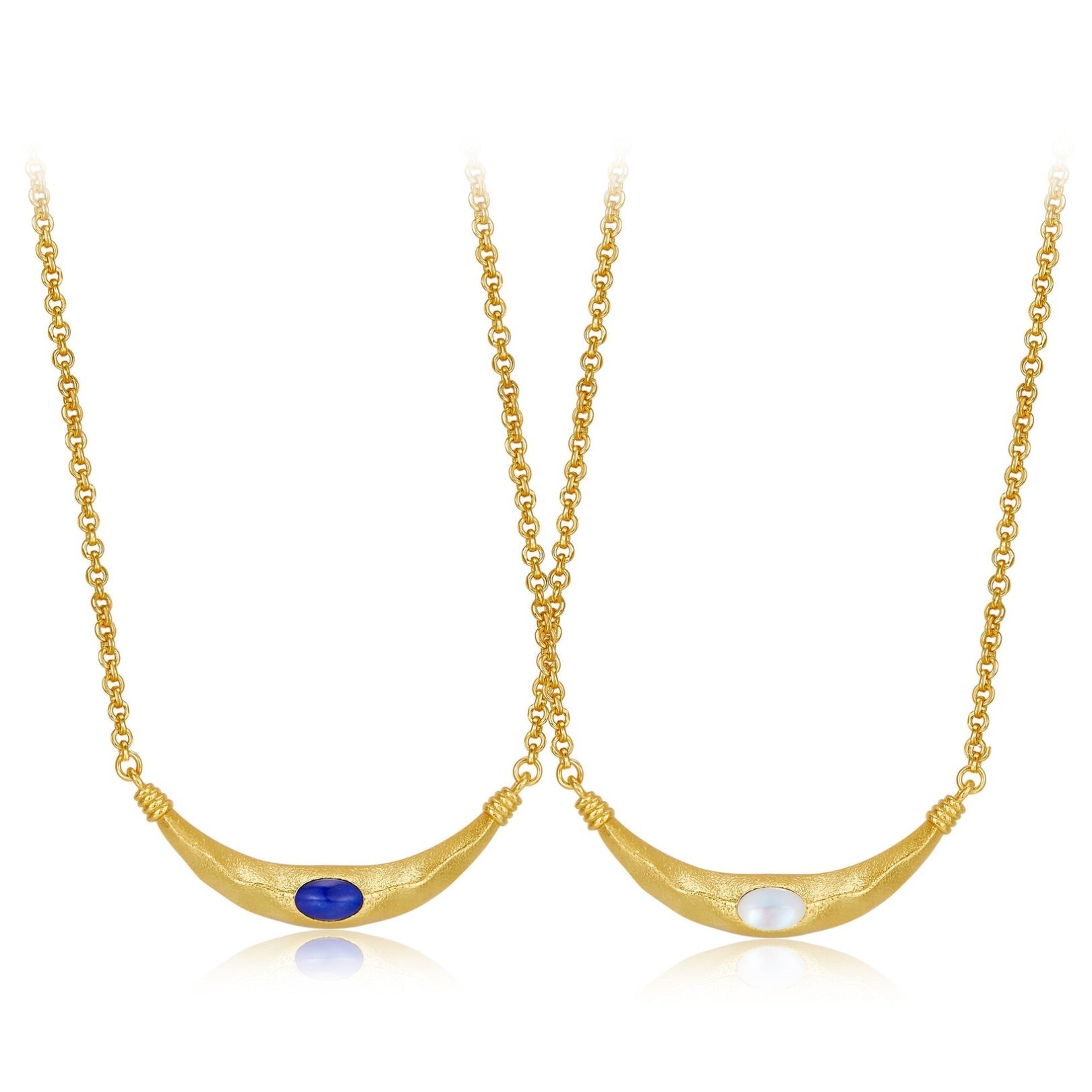 Crescent Arc Necklace - Pure Gems & Stones Store: Awakened Days