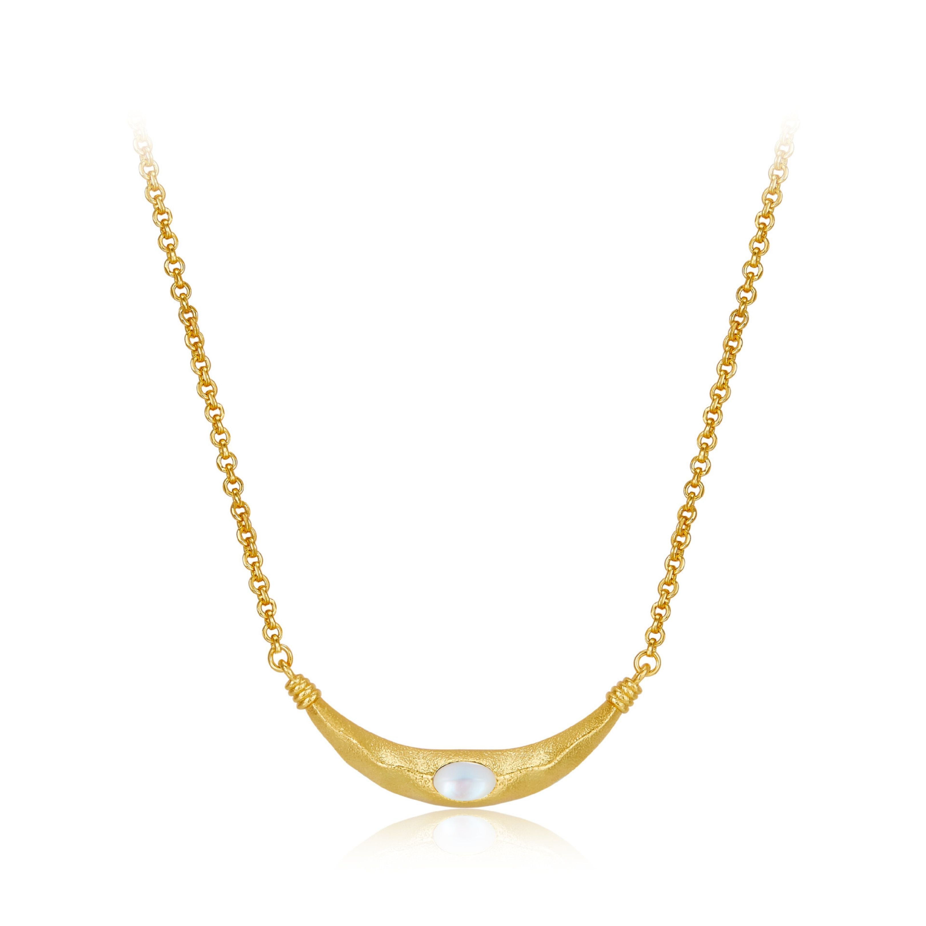 Crescent Arc Necklace - Pure Gems & Stones Store: Awakened Days