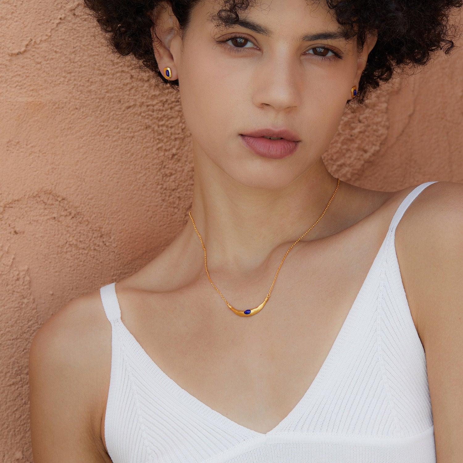 Crescent Arc Necklace - Pure Gems & Stones Store: Awakened Days