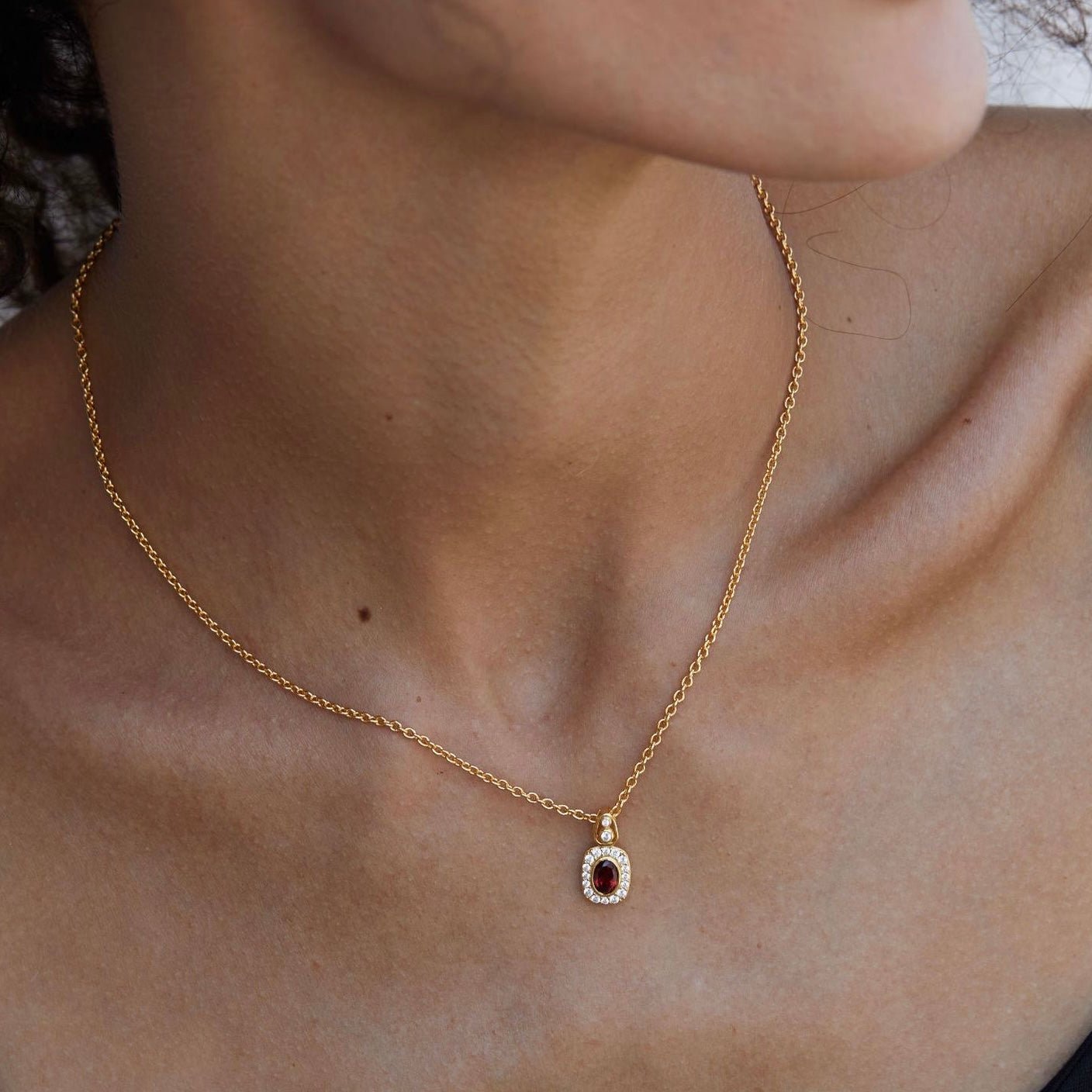 Crimson Crown Necklace - Pure Gems & Stones Store: Awakened Days