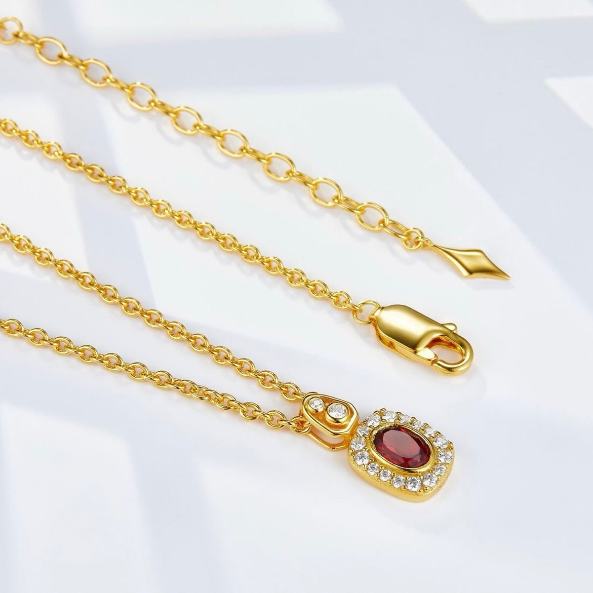 Crimson Crown Necklace - Pure Gems & Stones Store: Awakened Days