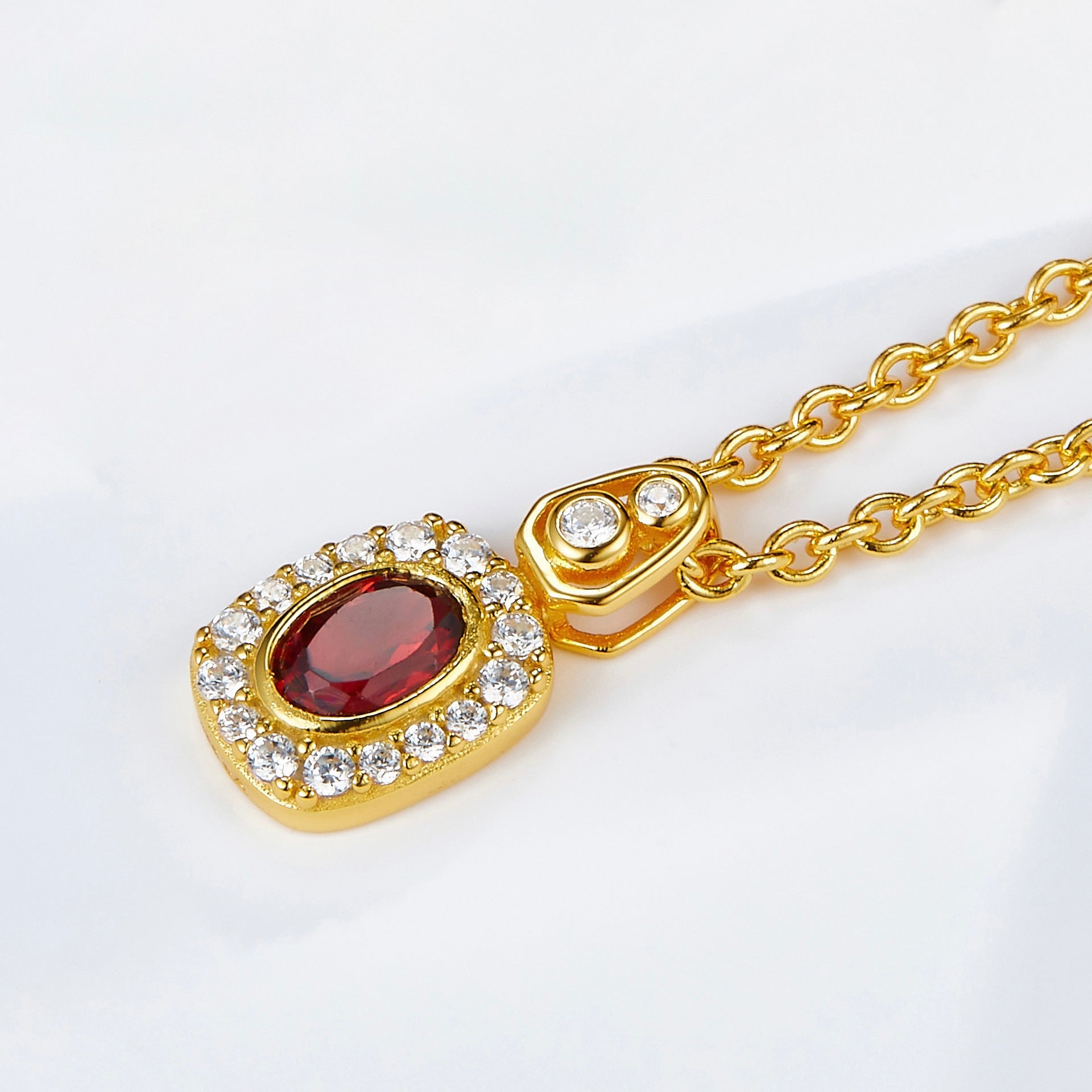 Crimson Crown Necklace - Pure Gems & Stones Store: Awakened Days
